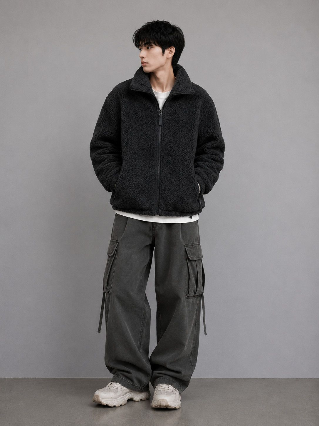Japanese Brand Uniqlo UUUU Undercover x Lemaire Fleece Zipper Jacket Size US L / EU 52-54 / 3 - 1 Thumbnail