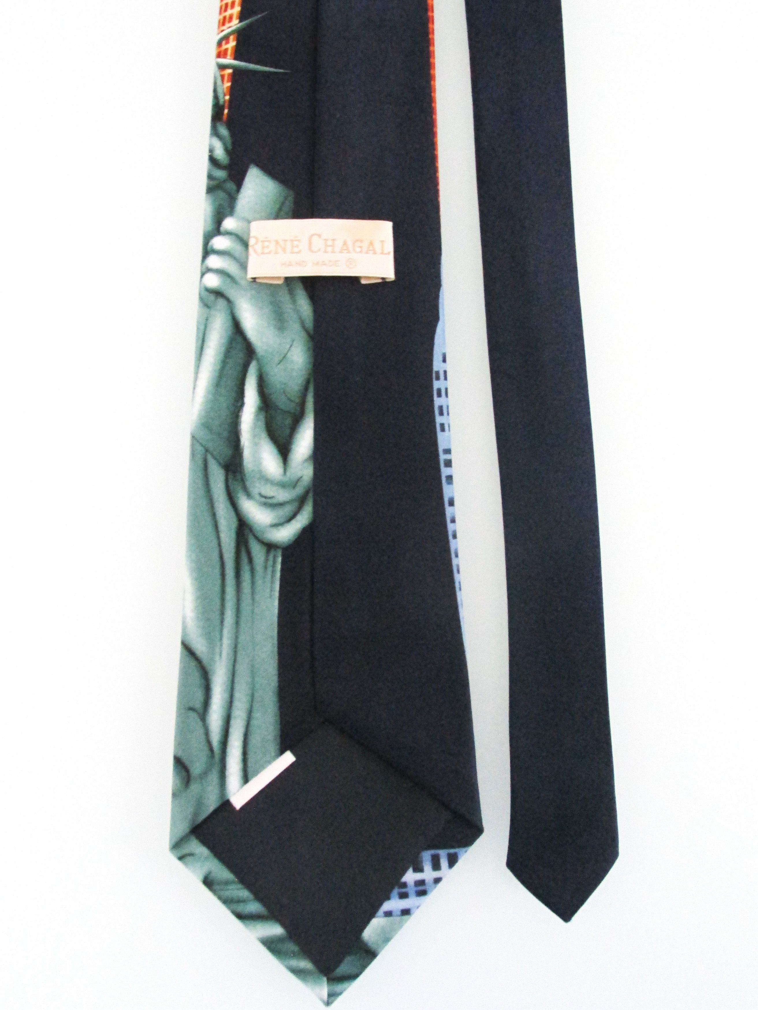 Other New York City Themed Men's Tie by Rene Chagal Size ONE SIZE - 4 Thumbnail