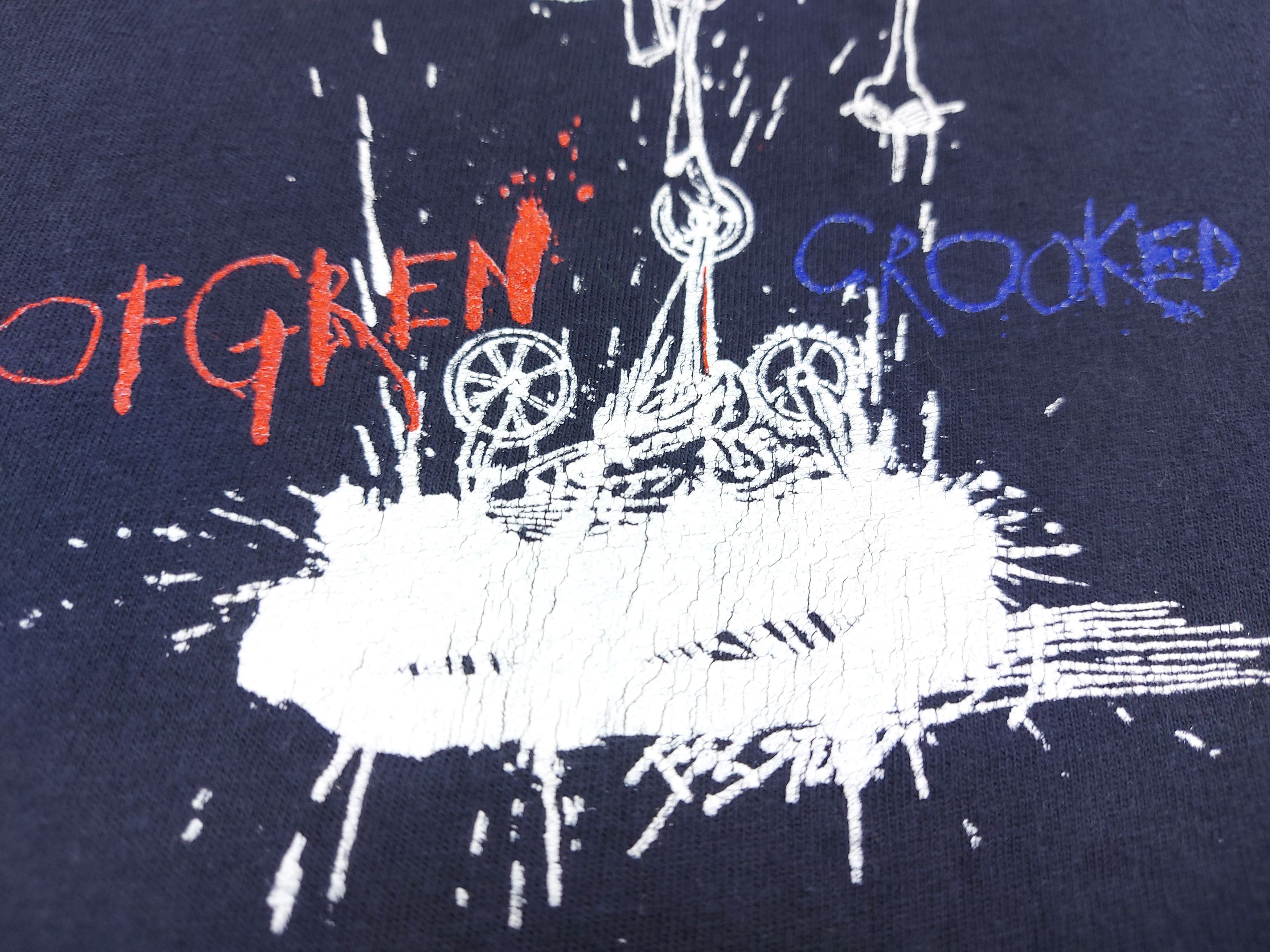 Band Tees × Vintage Vintage 90s Nils Lofgren Crooked Line TEE Size US L / EU 52-54 / 3 - 3 Thumbnail
