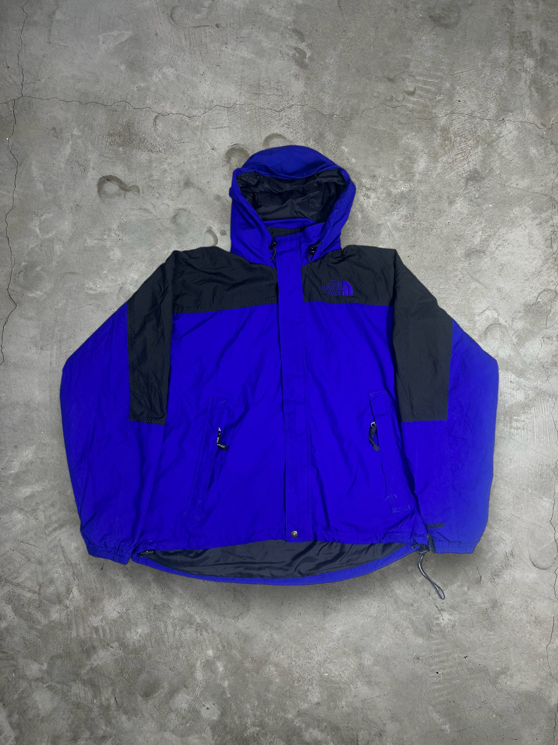 image of 2000S The North Face Hydrenaline Jacket (Xl) Gtmd801 in Dark Purple/Black, Men's