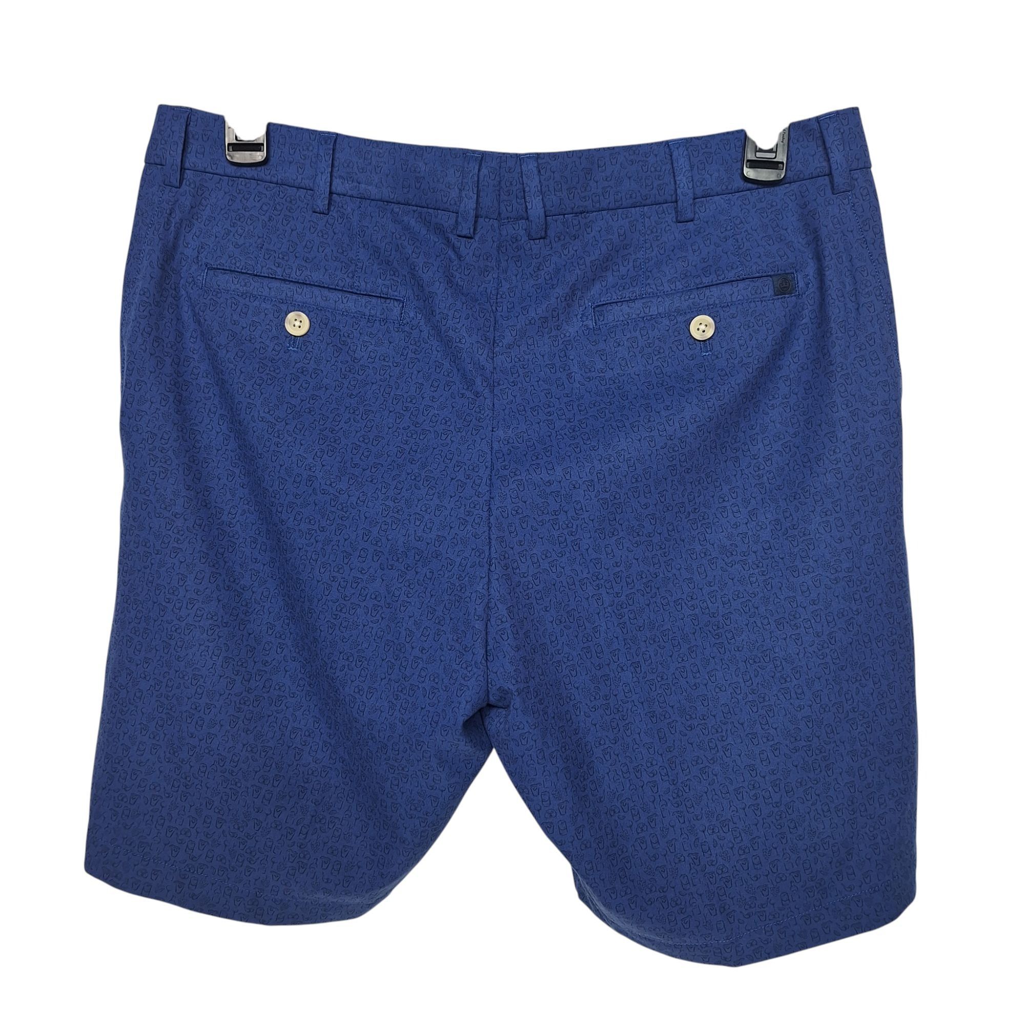 Peter Millar Men's Performance Golf Shorts Navy Cocktail Pri