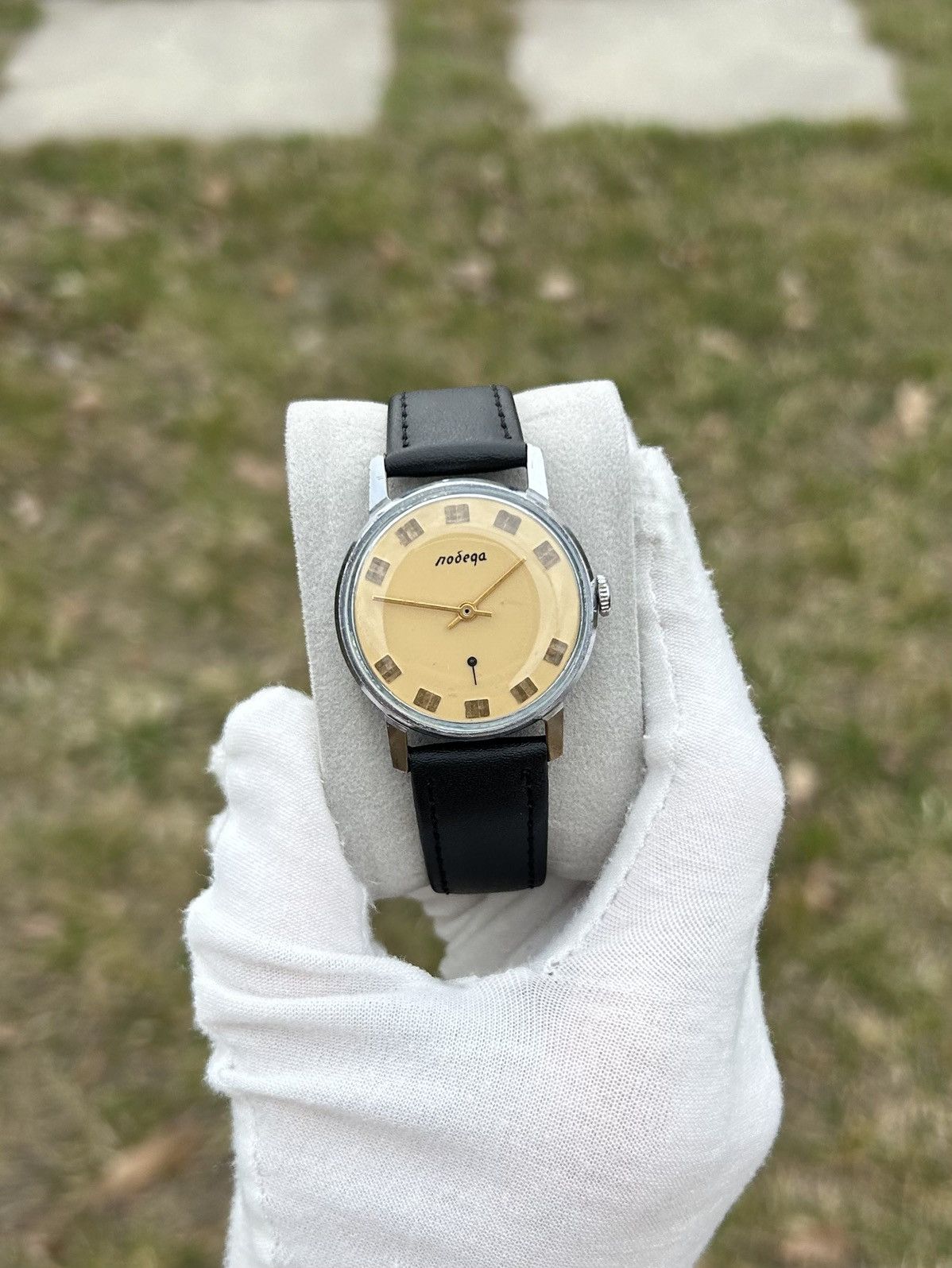 Vintage Vintage Watch Pobeda USSR Soviet Mechanical Retro 1980s Size ONE SIZE - 2 Thumbnail