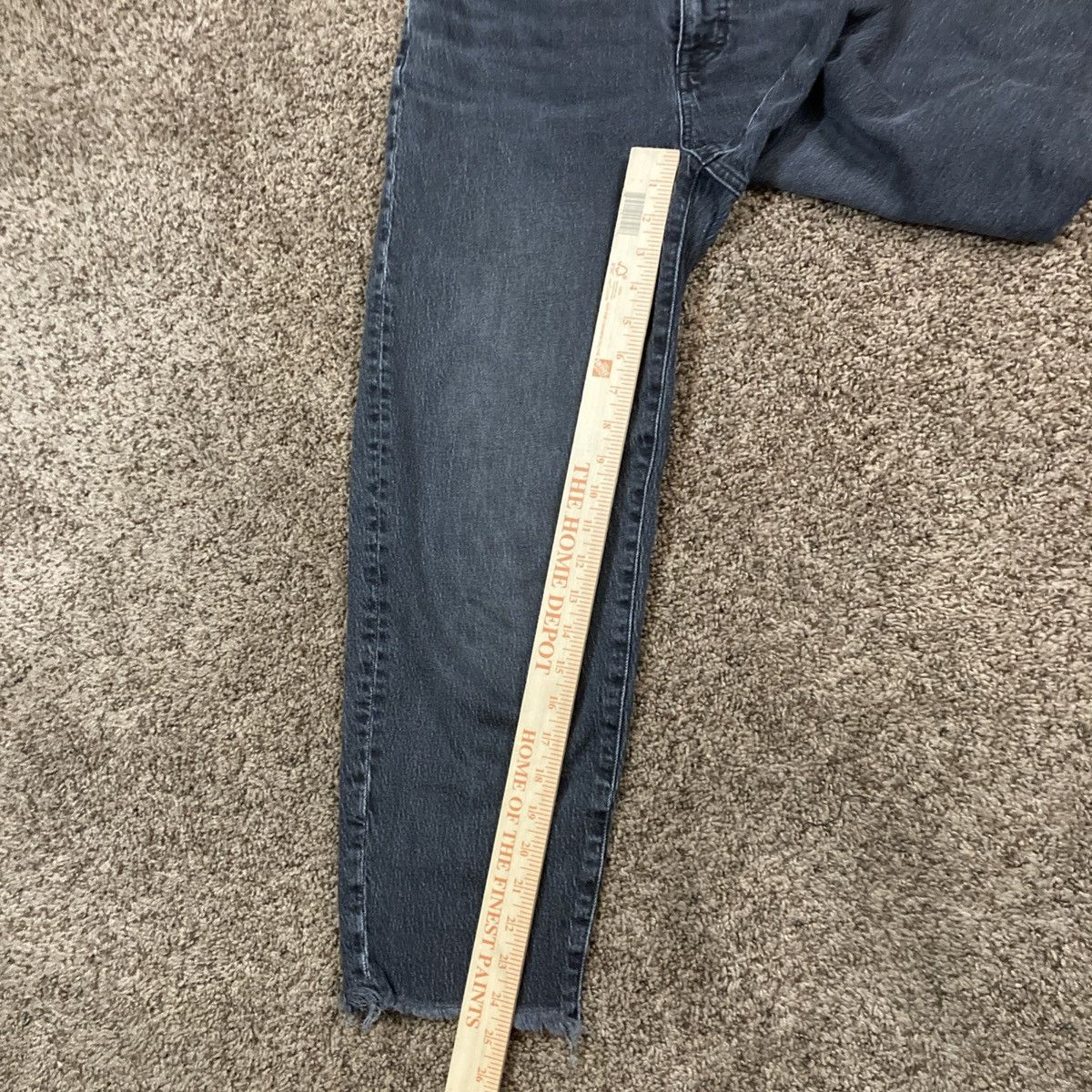 Other Madewell Women's Balloon Jeans Faded Black Denim Size 26 Size 26" / US 2 / IT 38 - 4 Thumbnail