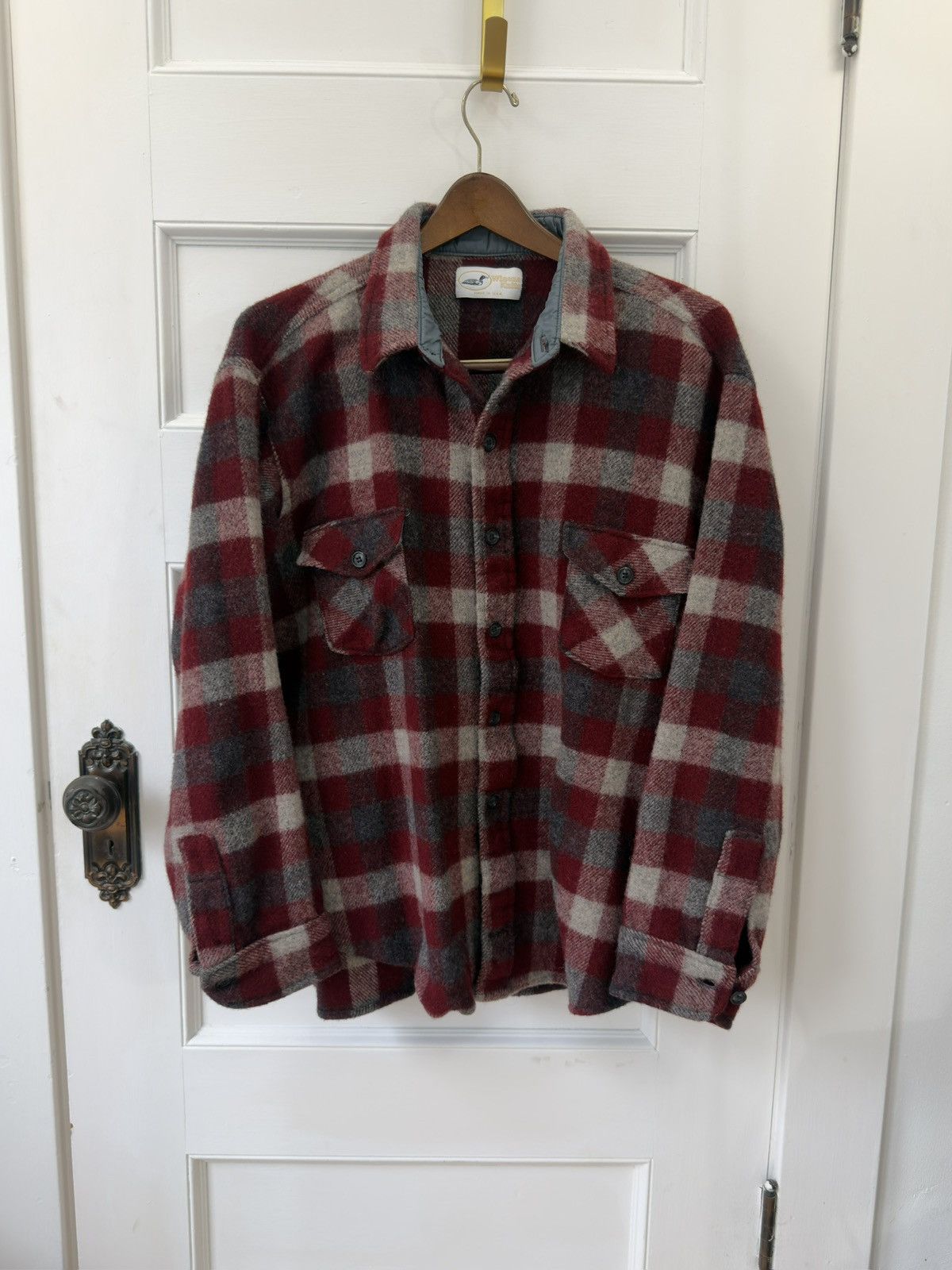Other Winona Knits Men’s Wool Button Up Flannel Shirt Jacket XXL Size US XXL / EU 58 / 5 - 5 Thumbnail