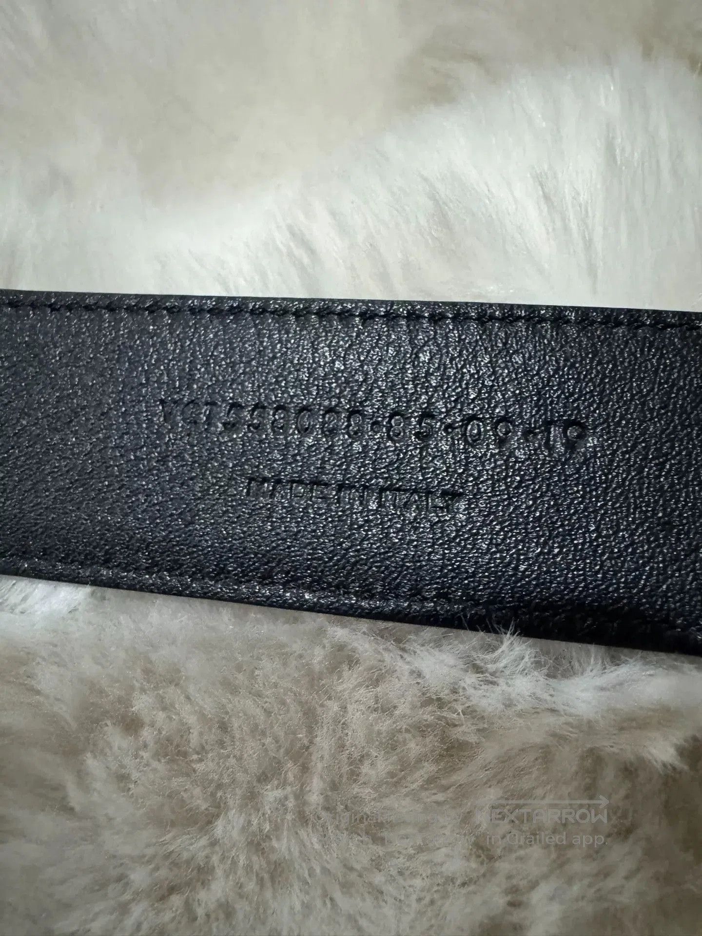 Saint Laurent Paris Saint Laurent YSL Suede Logo Belt. Size ONE SIZE - 7 Thumbnail