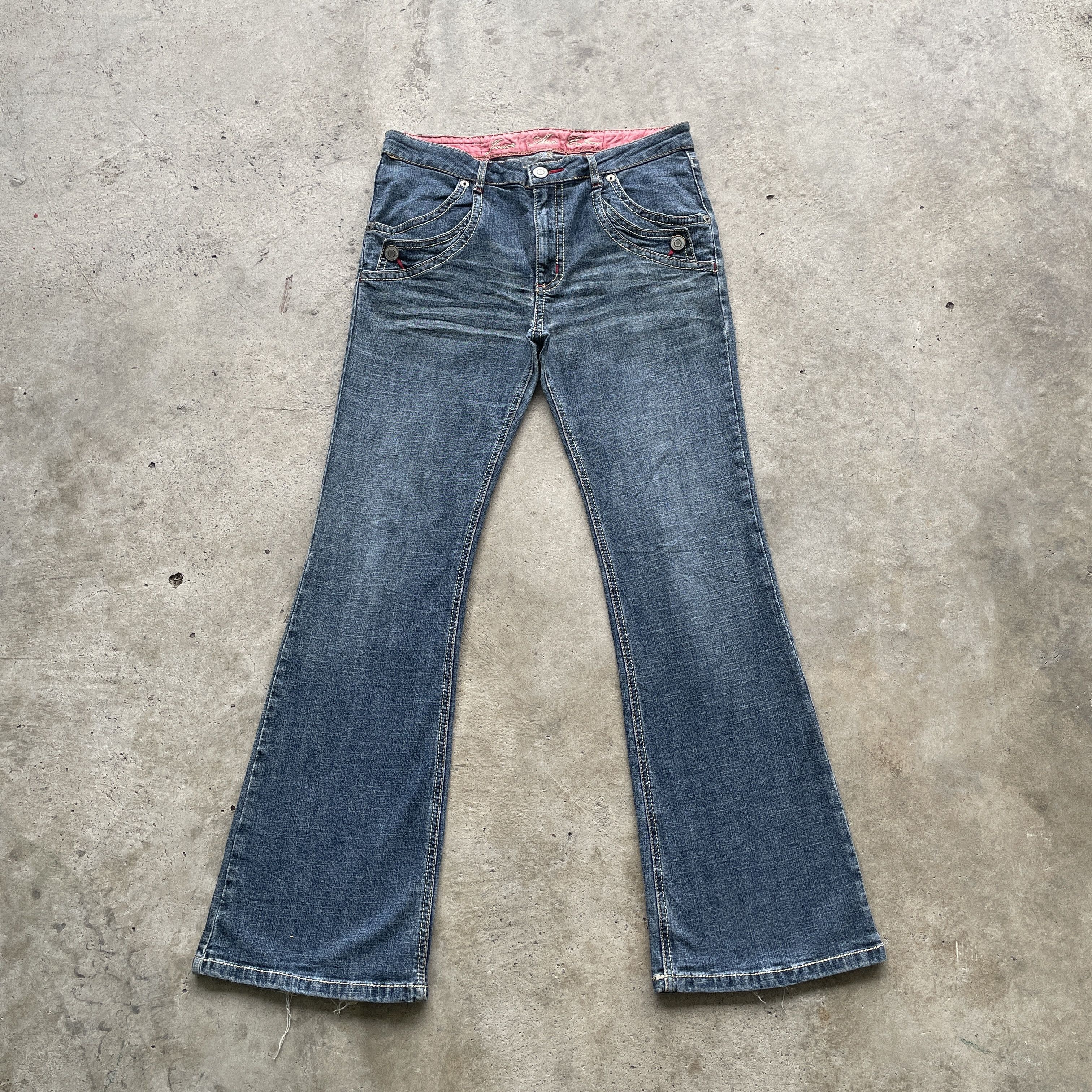 Japanese Brand VINTAGE JAPAN BOOTCUT DENIM FADED JEANS FLARE PANTS W32 Size US 32 / EU 48 - 3 Thumbnail