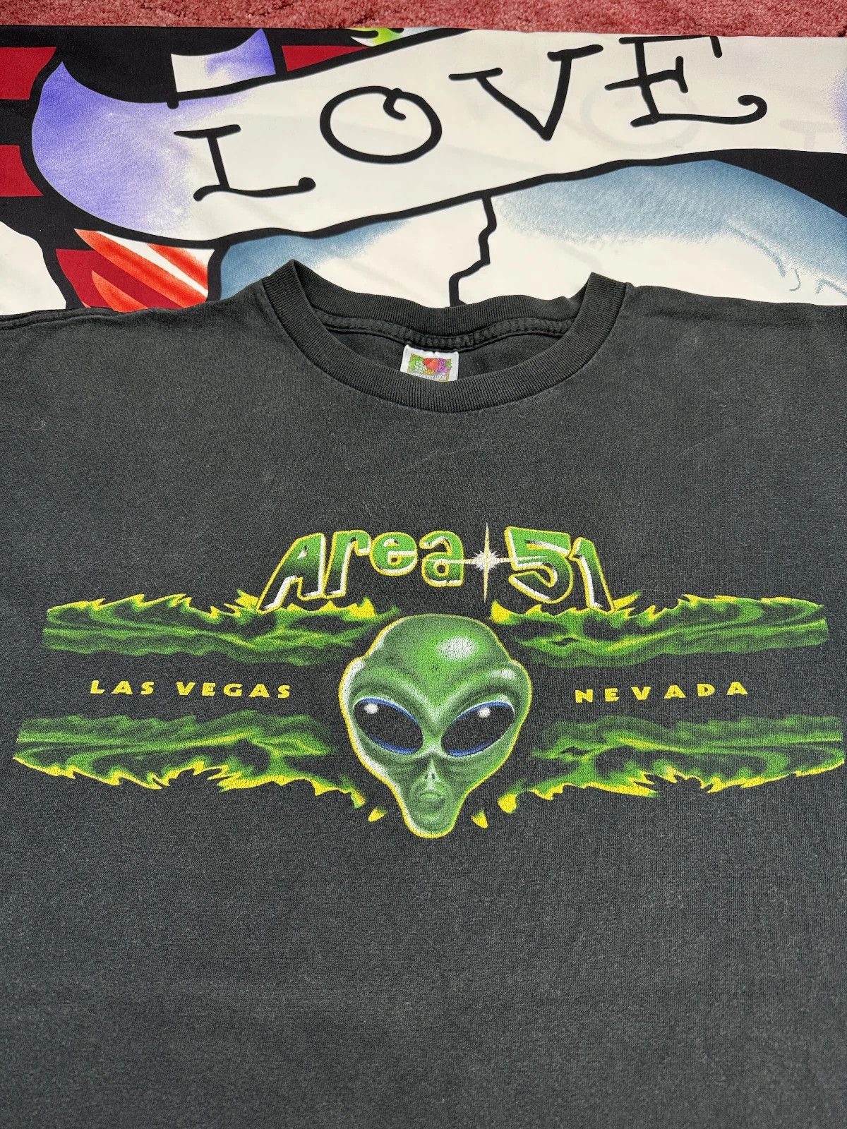 Band Tees Area 51 Las Vegas Nevada USA 90s tshirt like Alien Workshop Size US XL / EU 56 / 4 - 3 Thumbnail