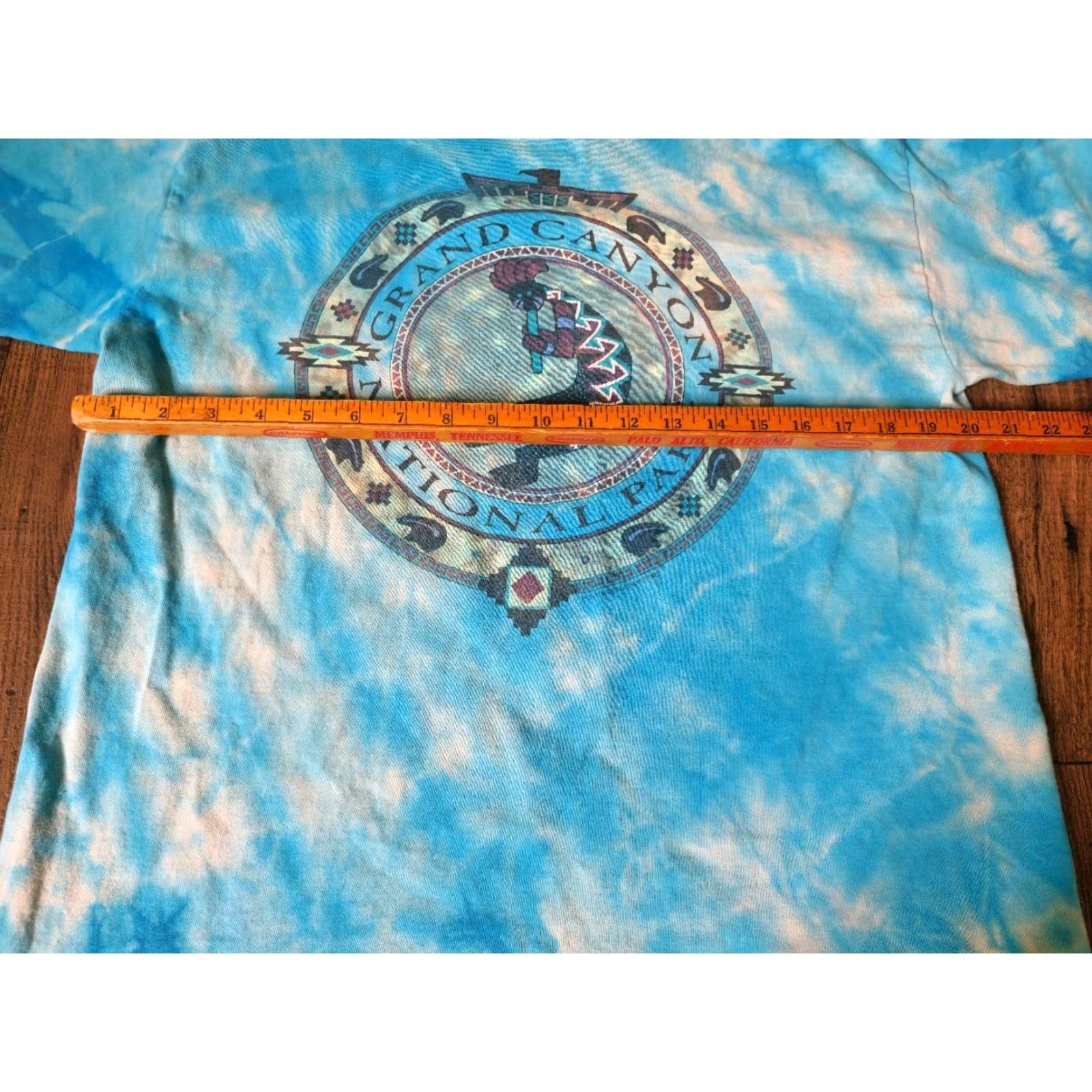 Vintage VINTAGE Fred Harvey Trading Company Grand Canyon National Park T Shirt Mens L Blue 90s Double-Sided Crew Neck Cotton Short Sleeve Size US L / EU 52-54 / 3 - 5 Thumbnail