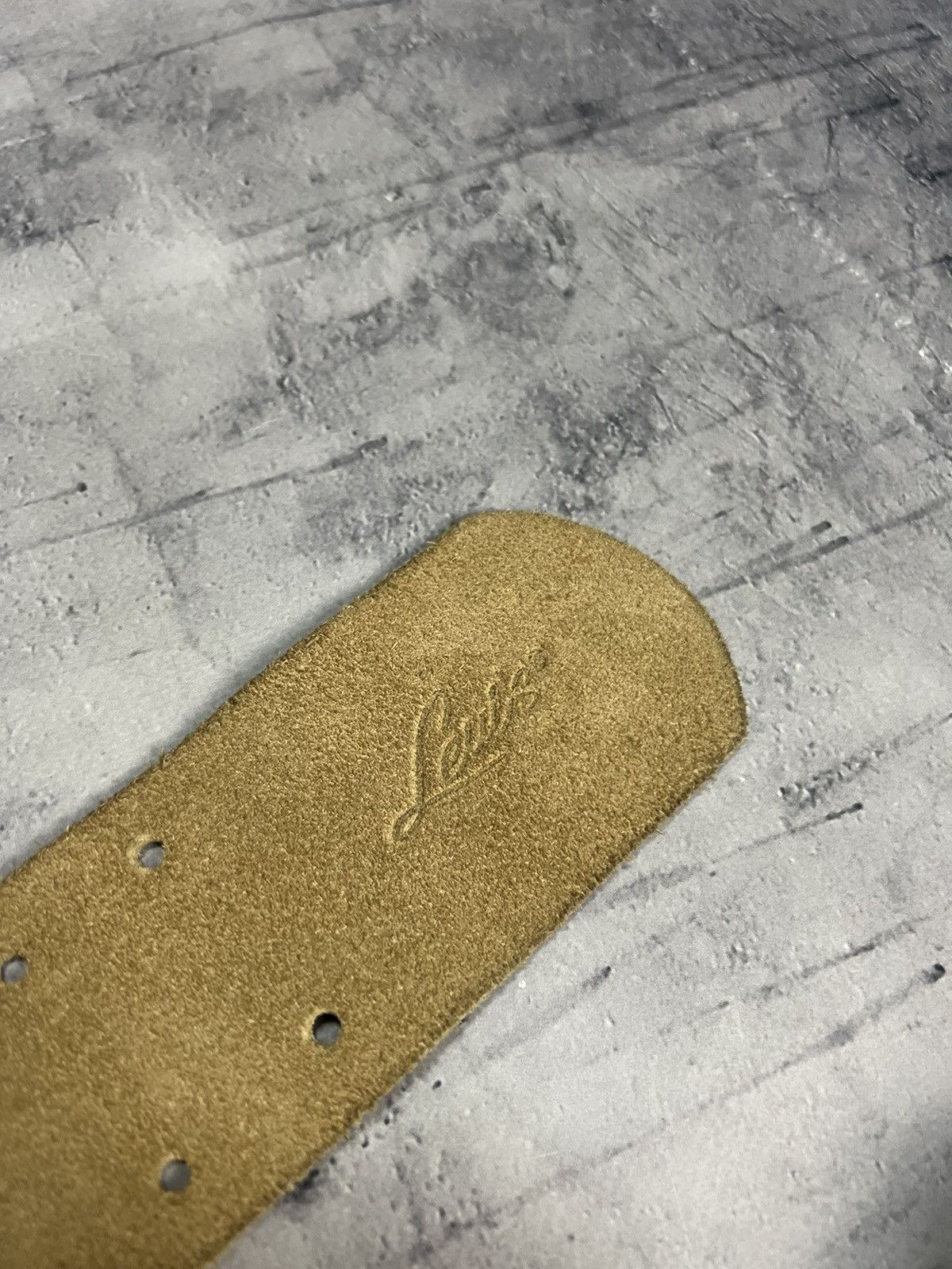 Levi's × Levi's Vintage Clothing × Vintage Vintage Levi’s Leather Belt Size ONE SIZE - 3 Thumbnail