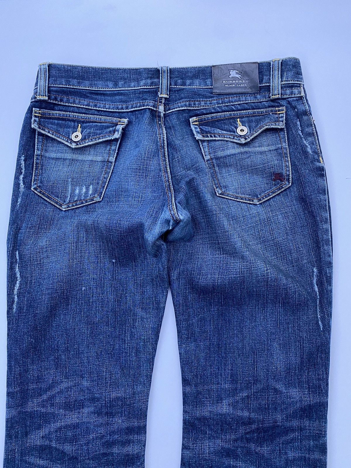Burberry Burberry Black Label Denim Flared Distressed Size US 35 - 3 Thumbnail