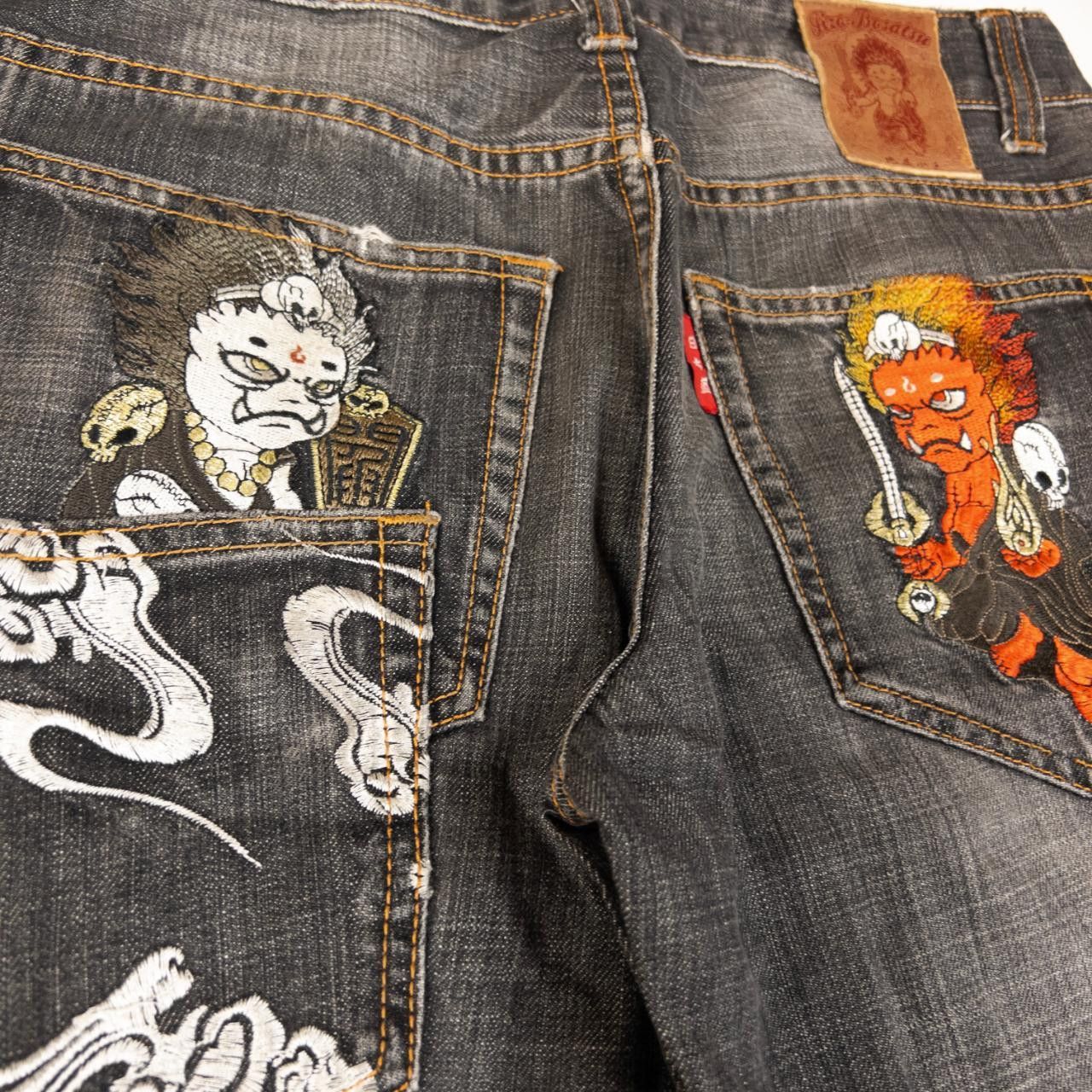 Other Vintage Jizo Bosatsu X Nippon Blue Denim Jeans Size W30 Size US 30 / EU 46 - 6 Thumbnail