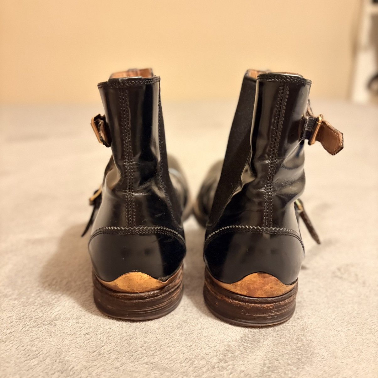 Alexander McQueen Alexander McQueen Punk Triple Buckle Boots Black EU 42 US 9 Size US 9 / EU 42 - 4 Thumbnail