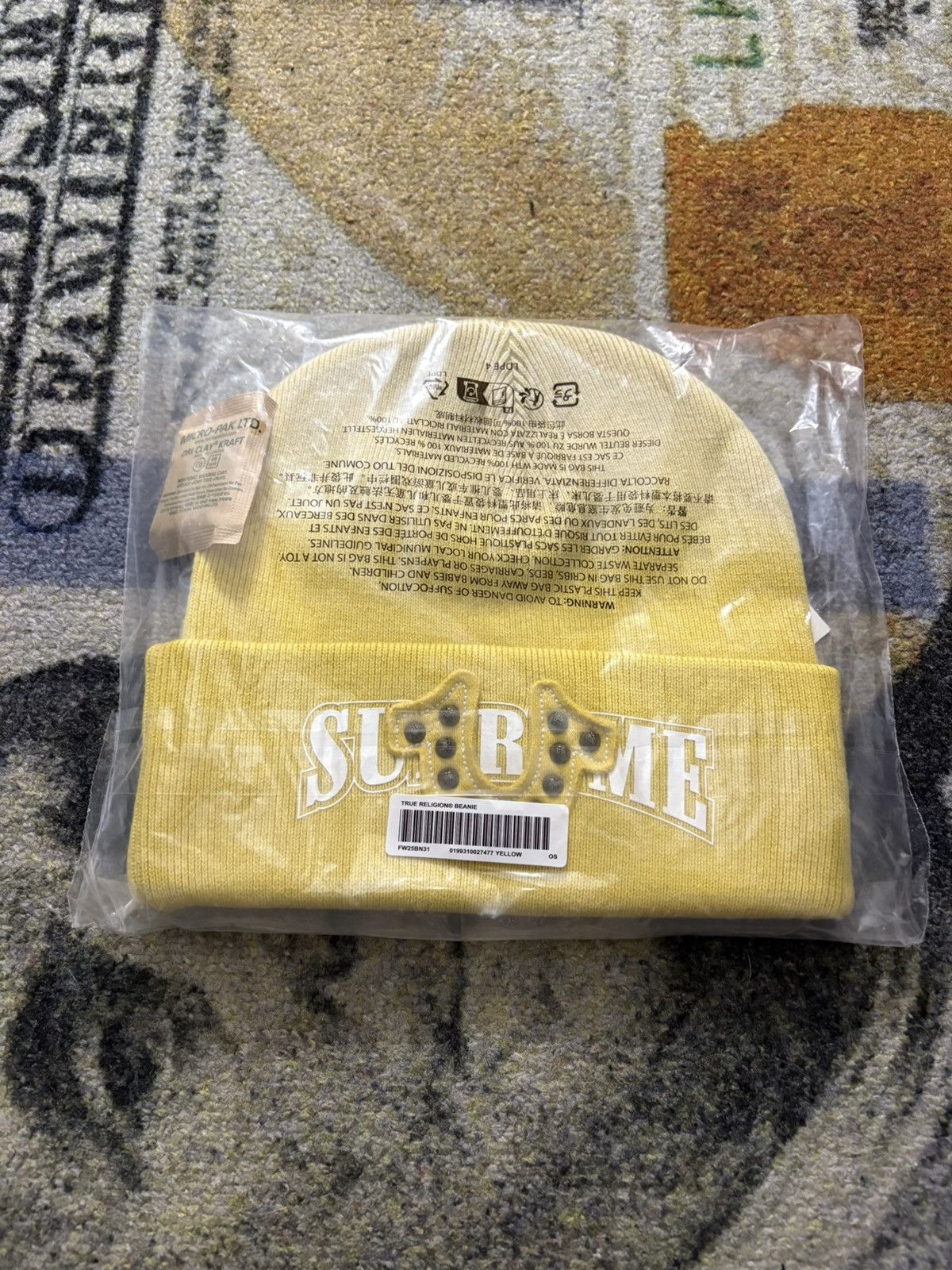 Supreme × True Religion Supreme True Religion Beanie Size ONE SIZE - 2 Thumbnail