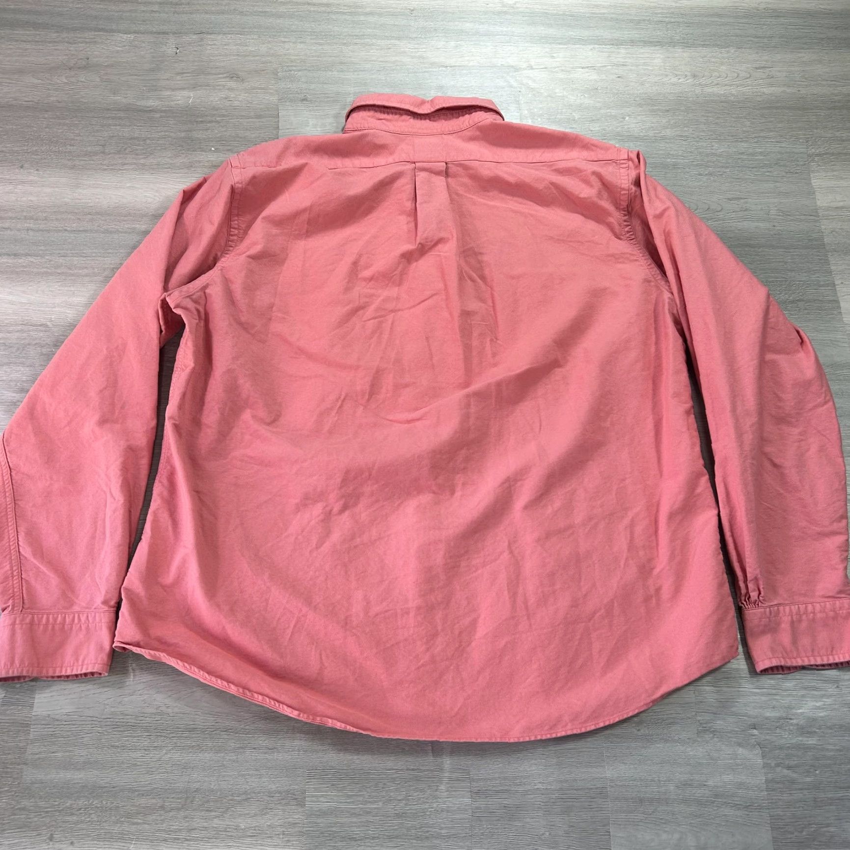 Brooks Brothers Brooks Brothers Shirt Mens Large Pink Solid Long Sleeve Button Up Cotton Casual Size US L / EU 52-54 / 3 - 2 Thumbnail