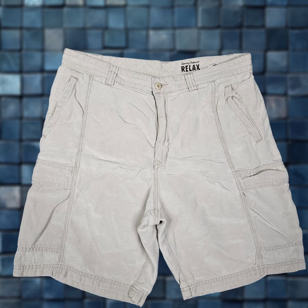 Tommy Bahama Tommy Bahama Men’s Relax Light Gray Short Size 35 Short Sleeve? Size US 35 - 1 Thumbnail