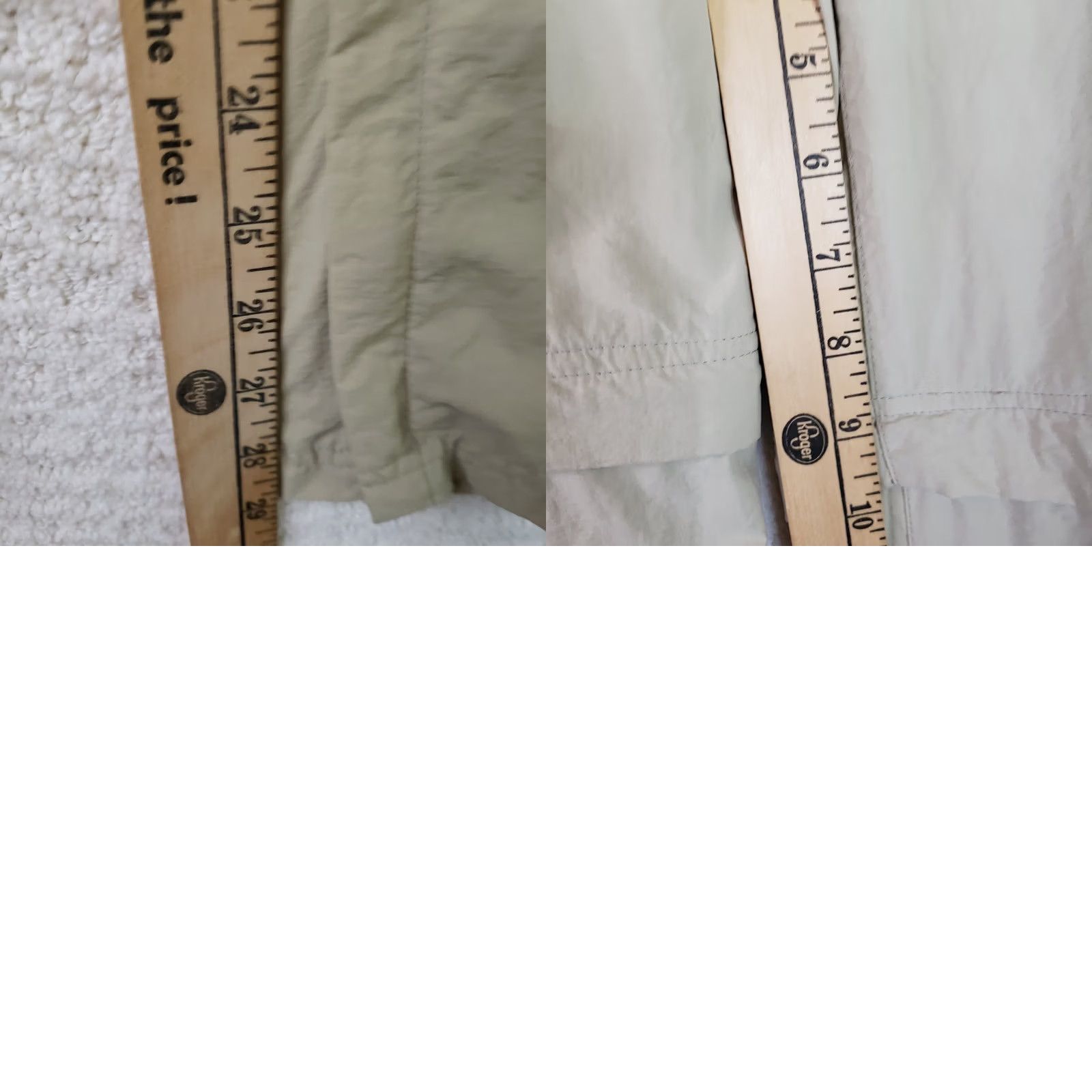 ExOfficio VINTAGE ExOfficio Khaki Beige Nylon INSECT SHIELD Convertible Pants Women Size 6 X 29" Size 28" / US 6 / IT 42 - 11 Thumbnail
