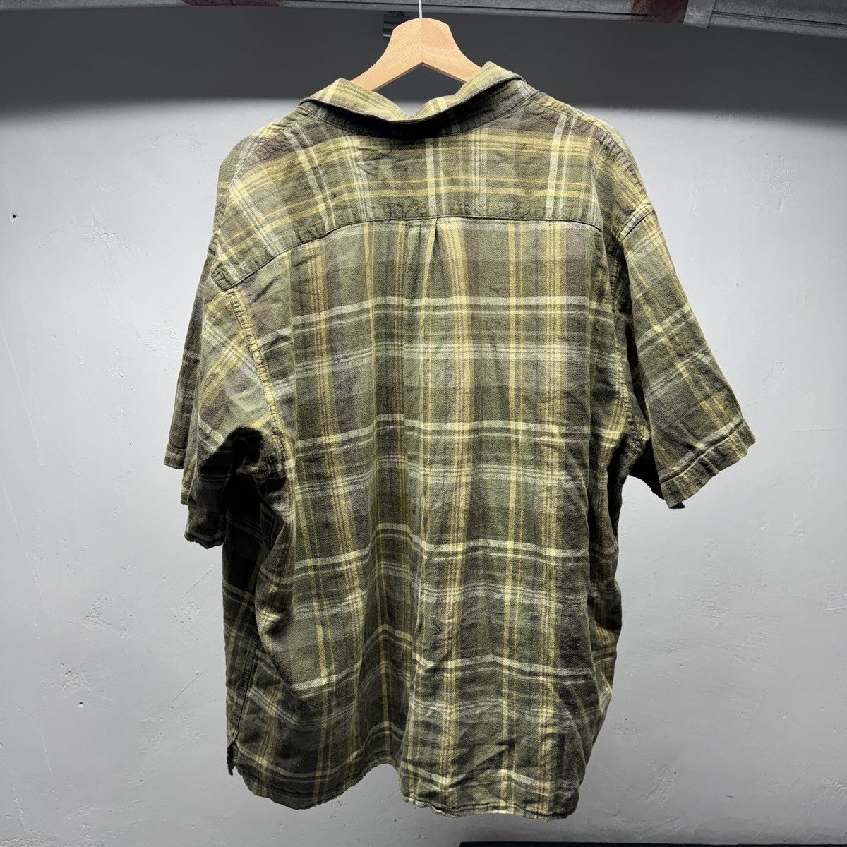 Vintage Vintage Faded Green Plaid Shirt ERD Grunge Chrome Size US XXL / EU 58 / 5 - 4 Thumbnail