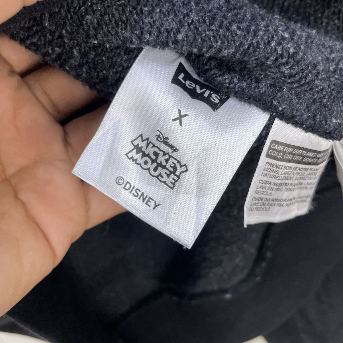 Disney 💥Levi's x Disney Mickey Mouse graphic pullover hoodie Size US L / EU 52-54 / 3 - 6 Thumbnail
