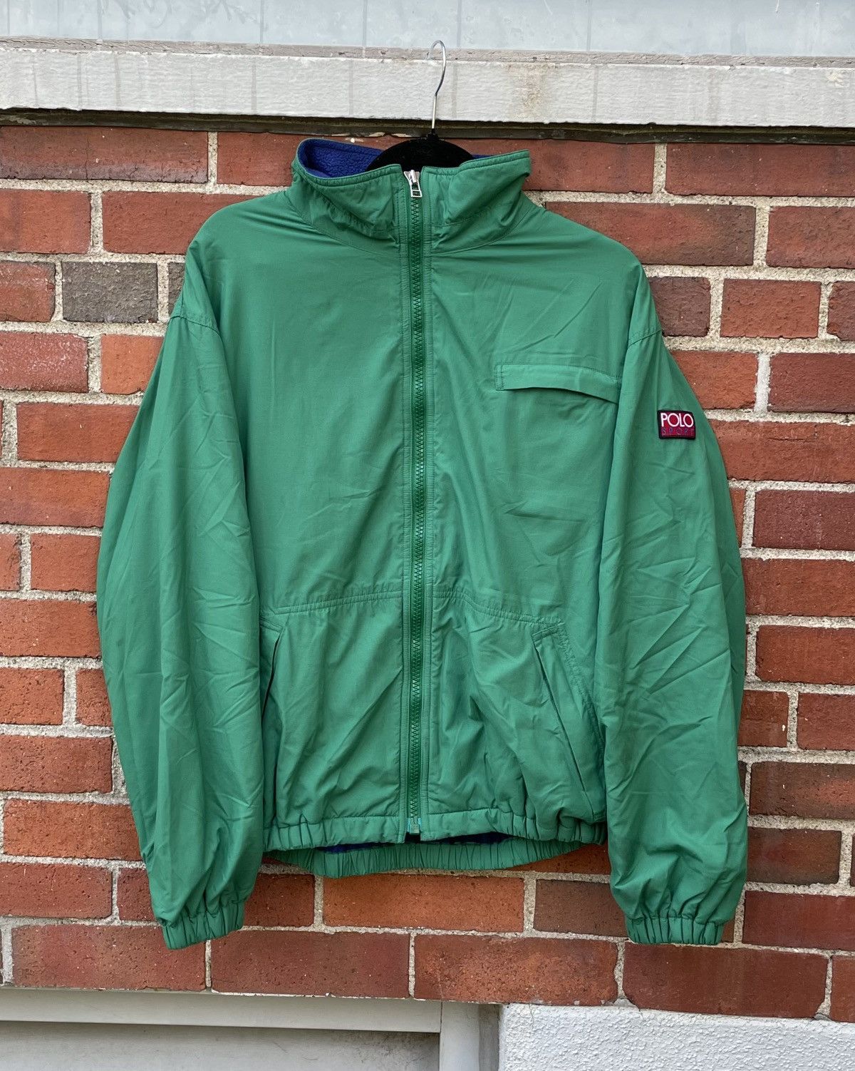 Polo Ralph Lauren VTG POLO RALPH LAUREN Sport Spell Out Patch lined Jacket Size US M / EU 48-50 / 2 - 1 Thumbnail