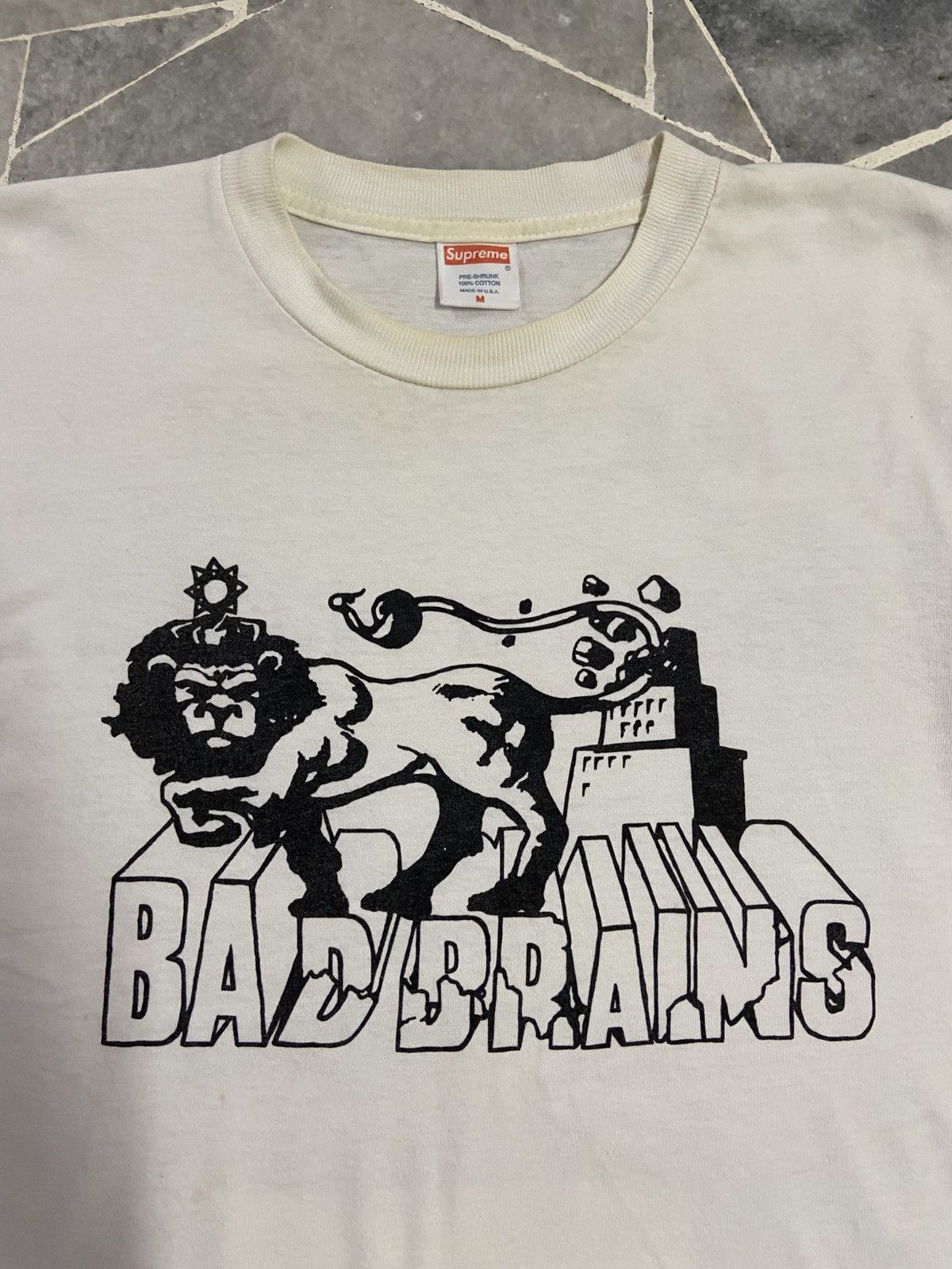 Supreme 2008 Supreme x Bad Brains Tee Size US M / EU 48-50 / 2 - 8 Thumbnail