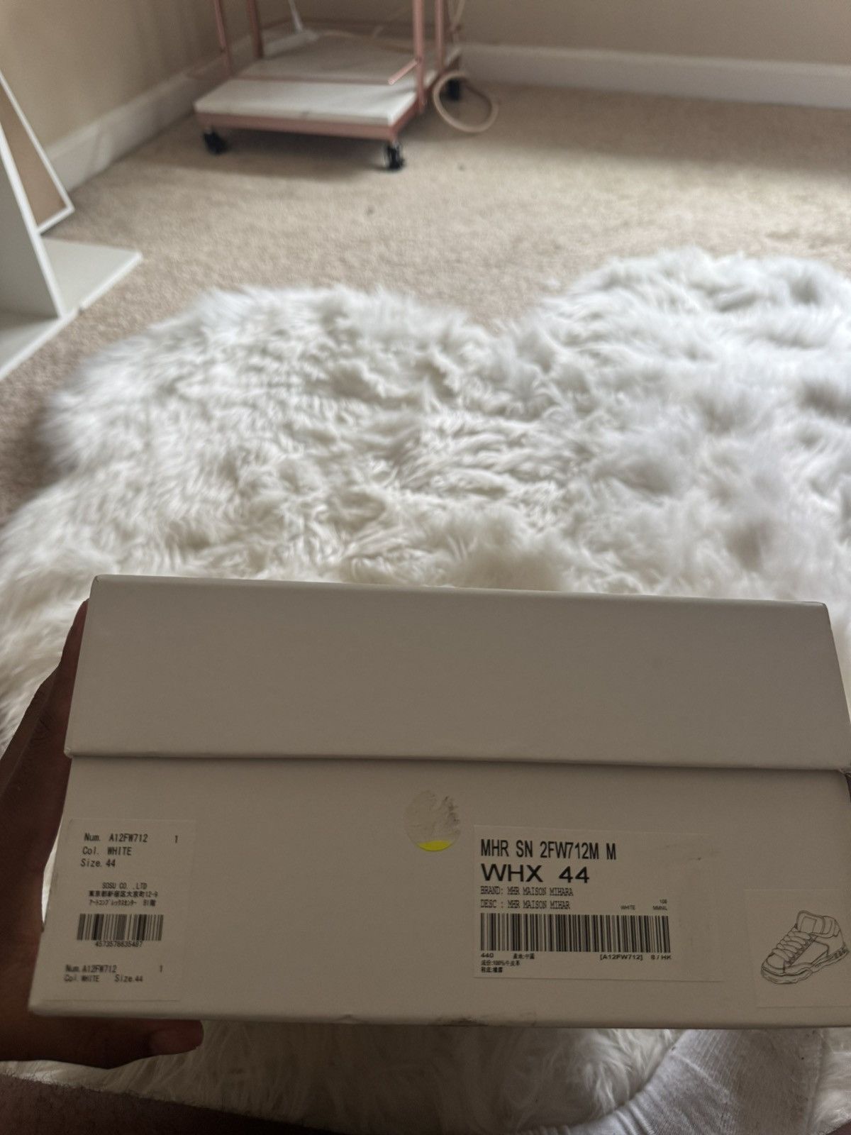 Maison MIHARA YASUHIRO MMY Herbie Puffer OG Sole Leather Low 'White' Size US 11 / EU 44 - 9 Thumbnail