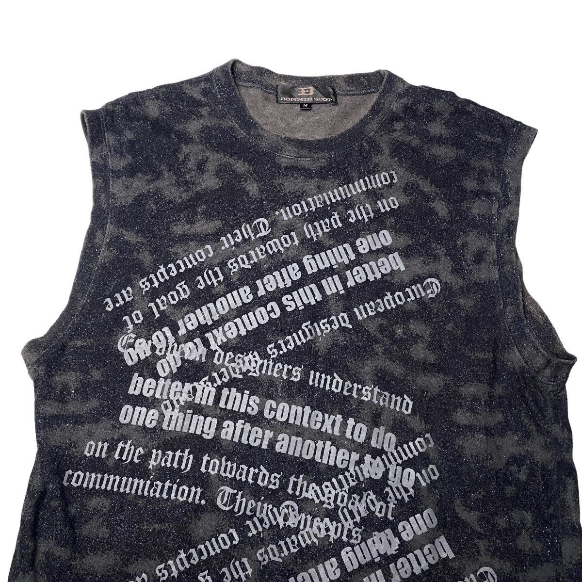 If Six Was Nine × KMRii × Le Grande Bleu (L.G.B.) 2000's Bonnie Scot Poem Tanktop Size US M / EU 48-50 / 2 - 2 Thumbnail