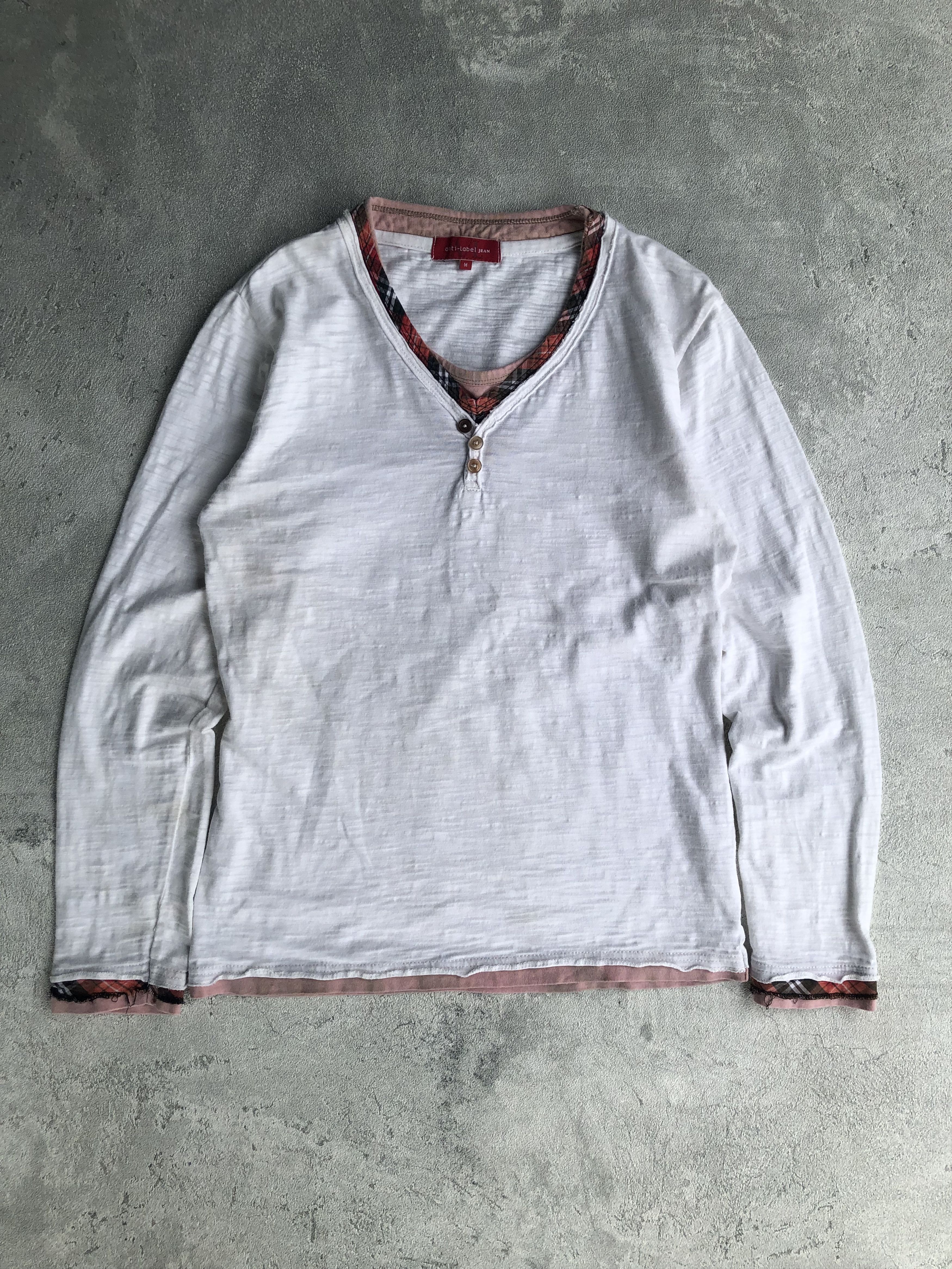 Japanese Brand Anti-Label Jean Double Layer Longsleeve Crazy LGB Style Size US M / EU 48-50 / 2 - 1 Thumbnail