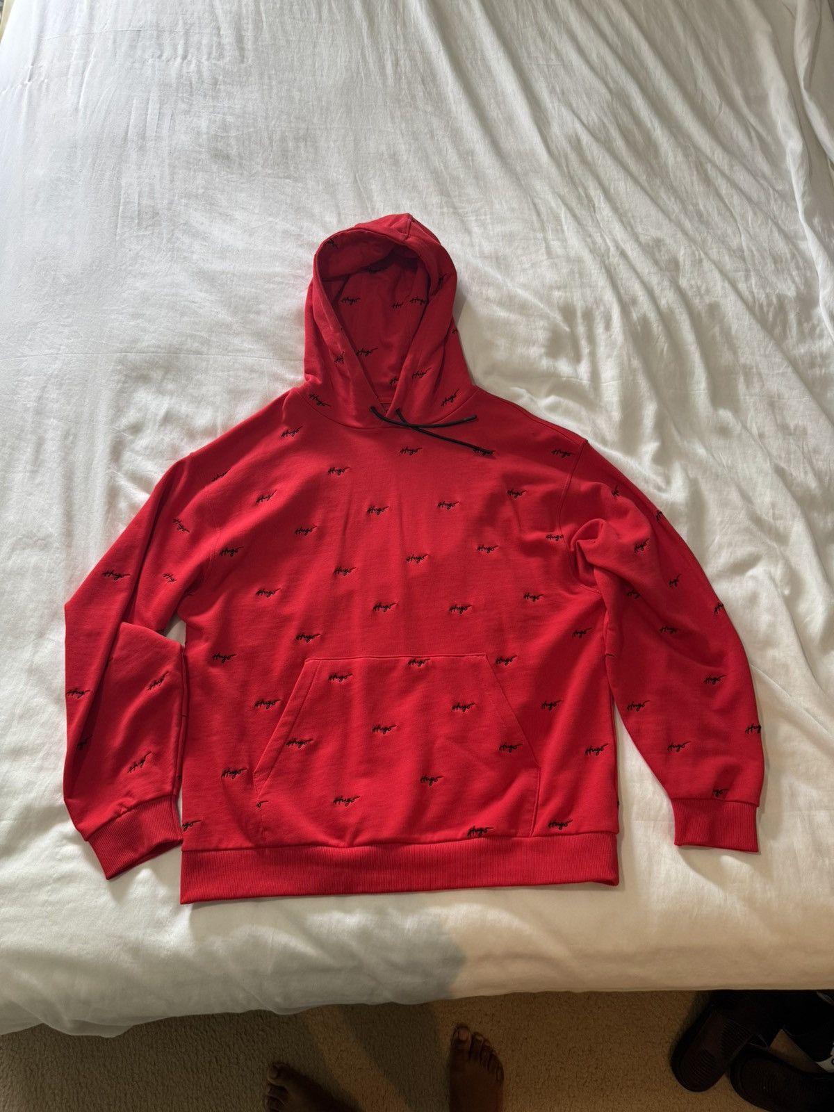 Hugo Boss Rare - Hugo Hoodie Size US XL / EU 56 / 4 - 2 Thumbnail