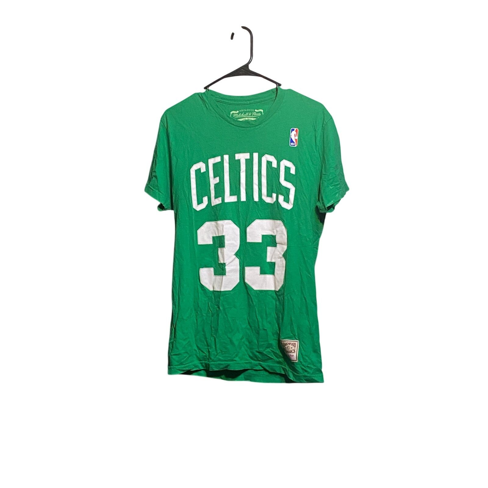 Mitchell & Ness Green 'Bird 33' Graphic Tee Size US S / EU 44-46 / 1 - 1 Thumbnail