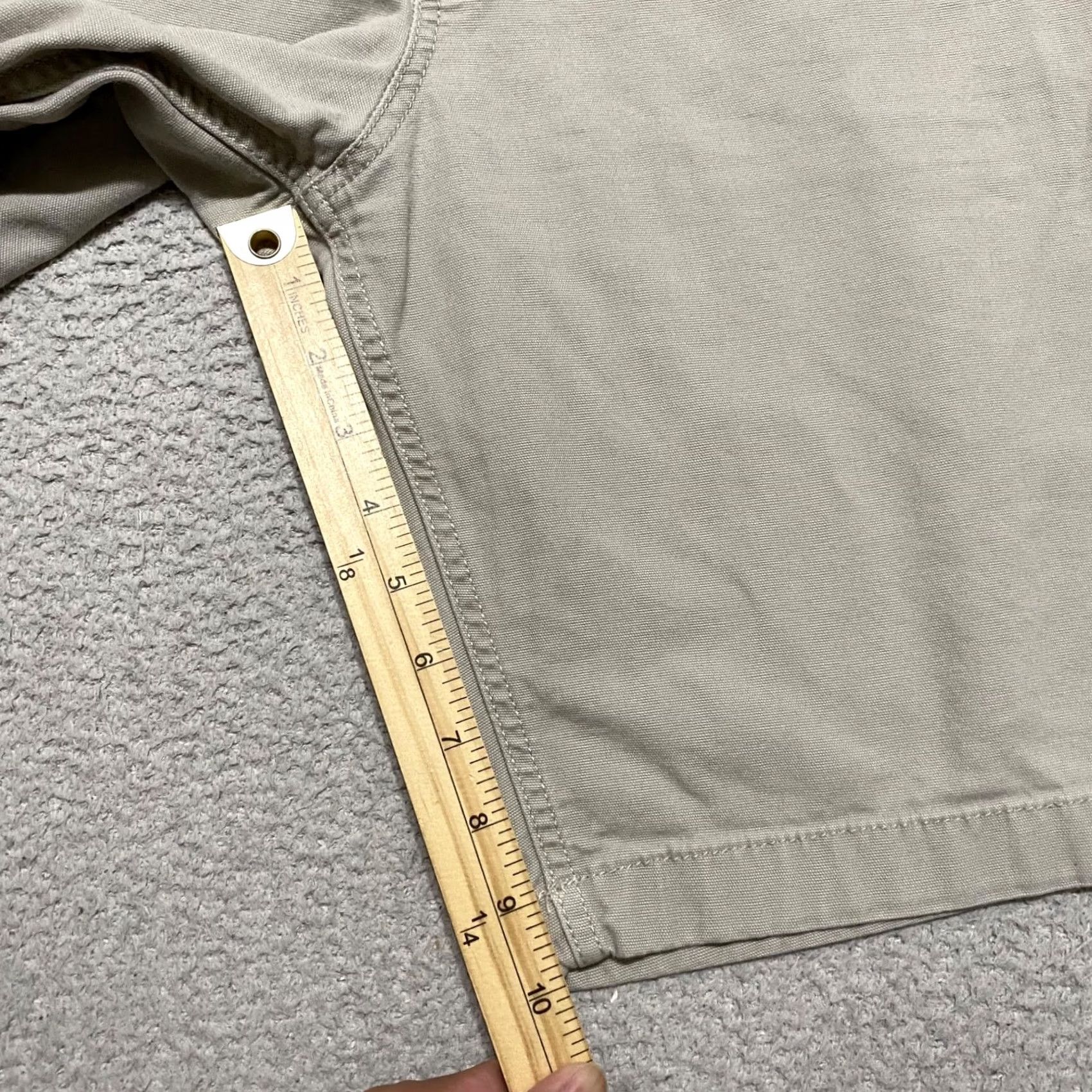 Carhartt Carhartt Mens 40 Shorts Beige Relaxed Fit Utility Carpenter Work Inseam 10" Cotton Spandex 5-Pocket Chino Casual Mens Size US 44 / EU 60 - 6 Thumbnail