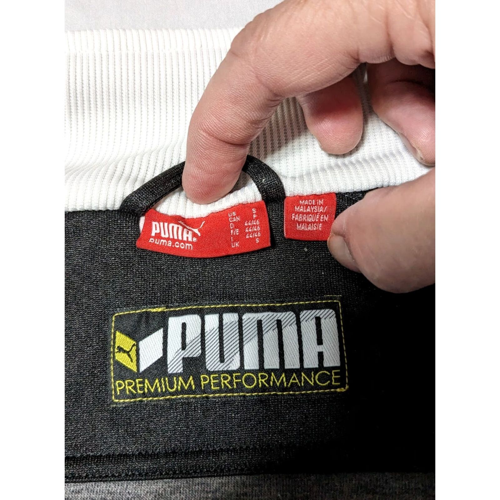 Puma PUMA PREMIUM PERFORMANCE Men Small Cotton Blend Black Track Jacket Size US S / EU 44-46 / 1 - 4 Thumbnail