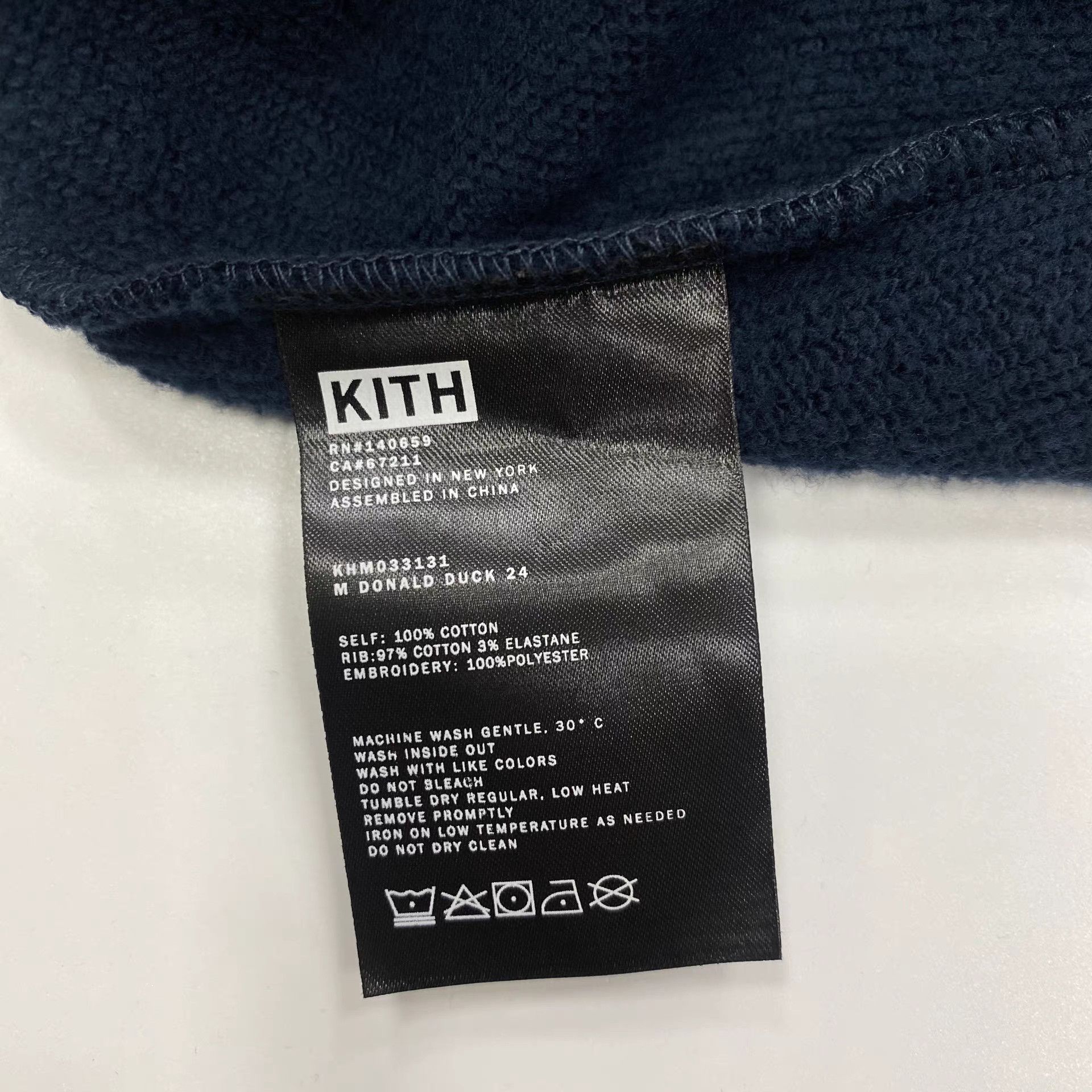 Kith KITH x Disney Donald Duck Vintage Nelson Hoodie Navy Size US L / EU 52-54 / 3 - 9 Thumbnail