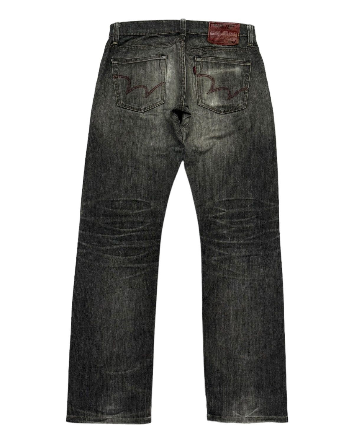 Hysteric Glamour 🔥Vintage Edwin 503 Black Faded Distressed Denim Jeans Size US 33 - 6 Thumbnail