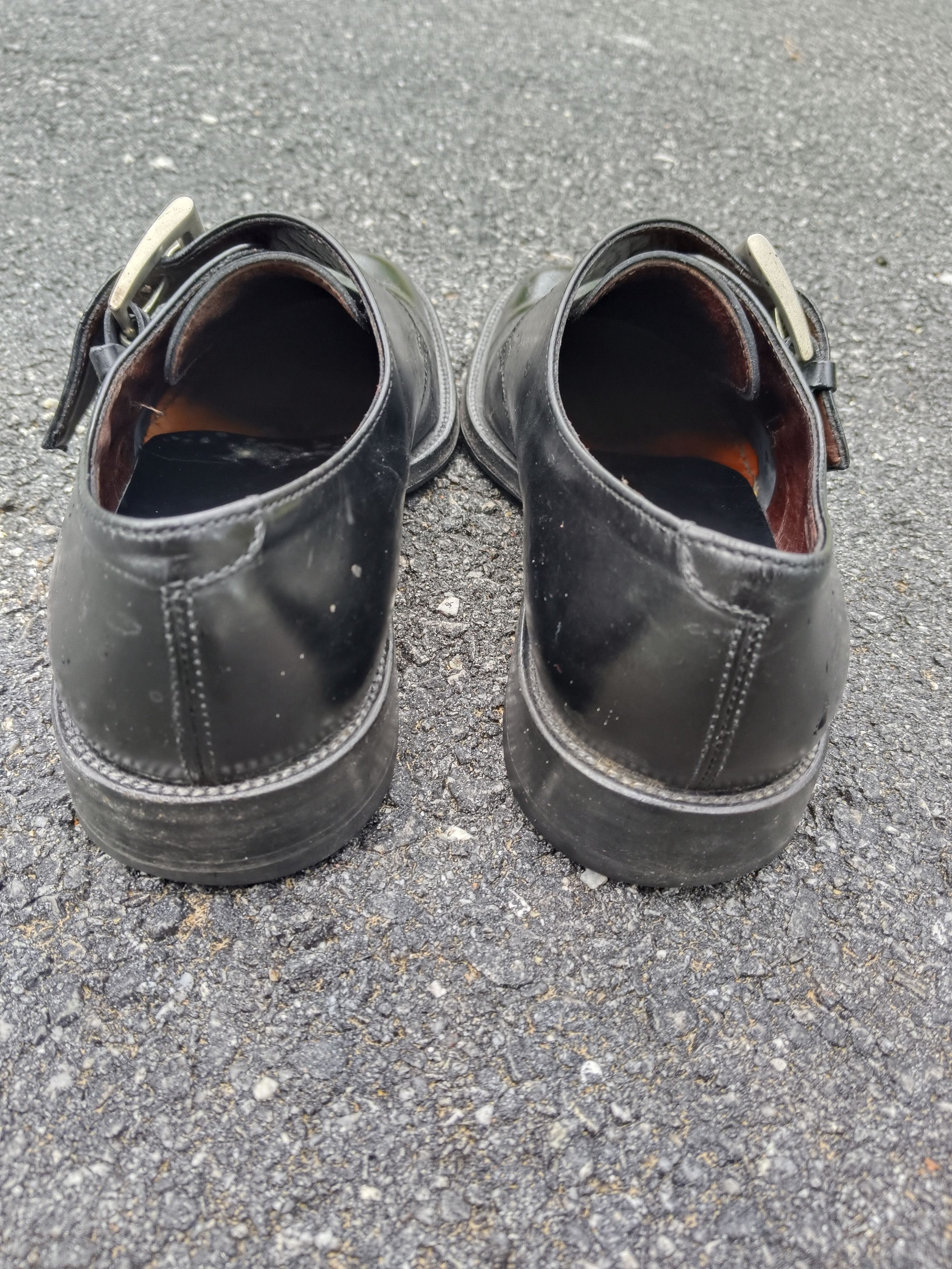 Prada PRADA LEATHER BLACK BUCKLE LOAFER SHOES Size US 7 / EU 40 - 4 Thumbnail