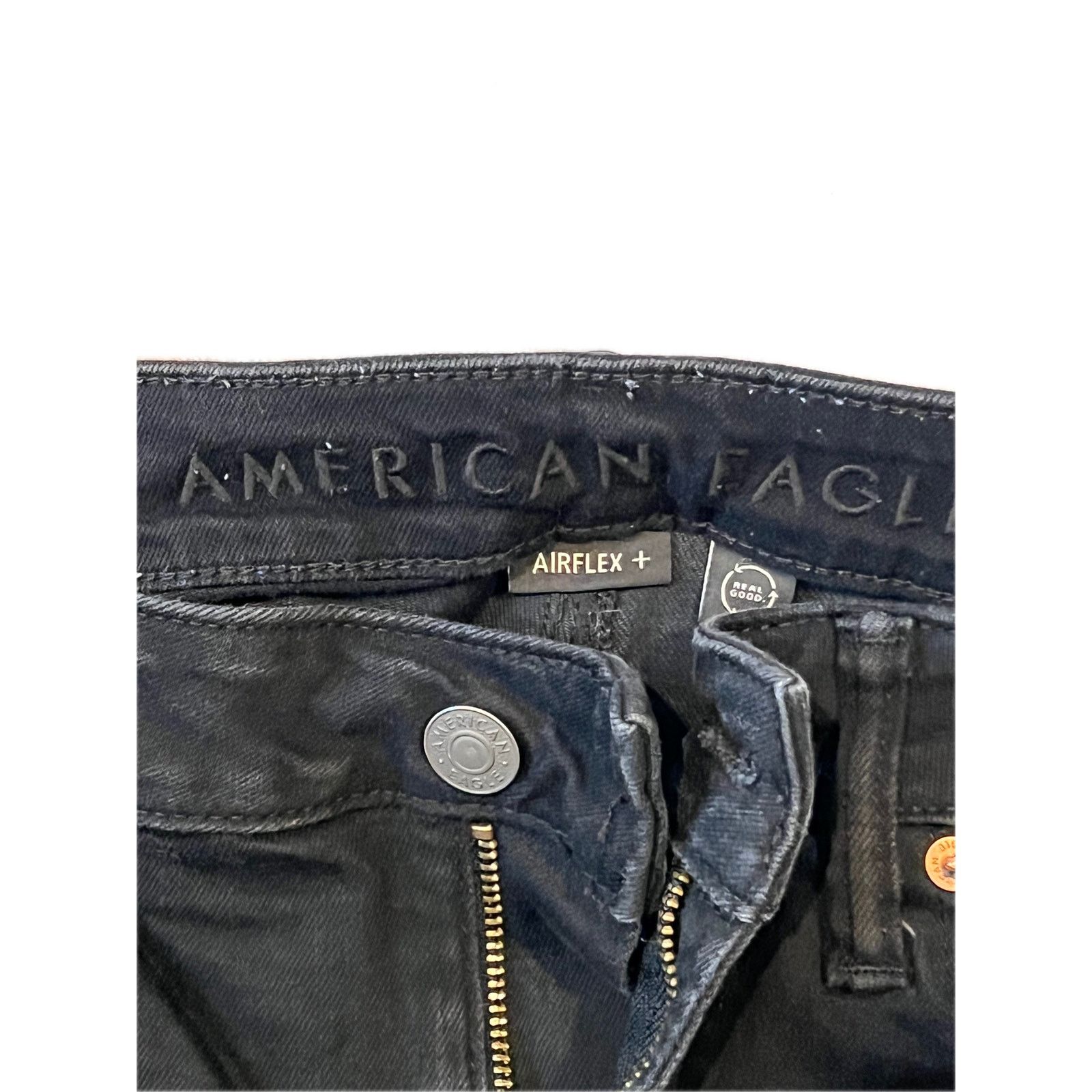 American Eagle Outfitters American Eagle Skinny Black Jeans, 32x34Jo Size US 32 / EU 48 - 3 Thumbnail