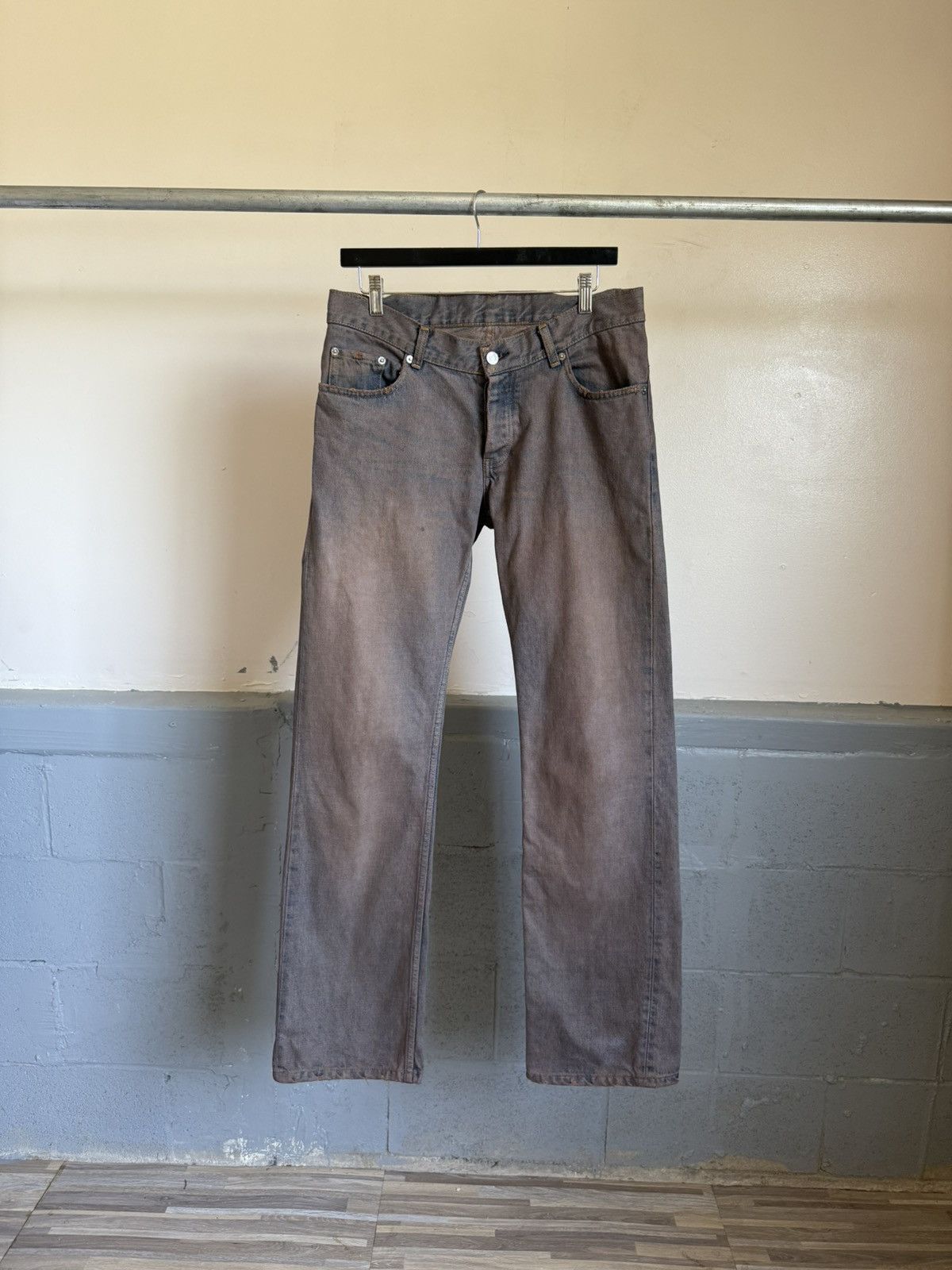 Helmut Lang Early 2000’s Bootcut Jeans Size US 32 / EU 48 - 2 Thumbnail