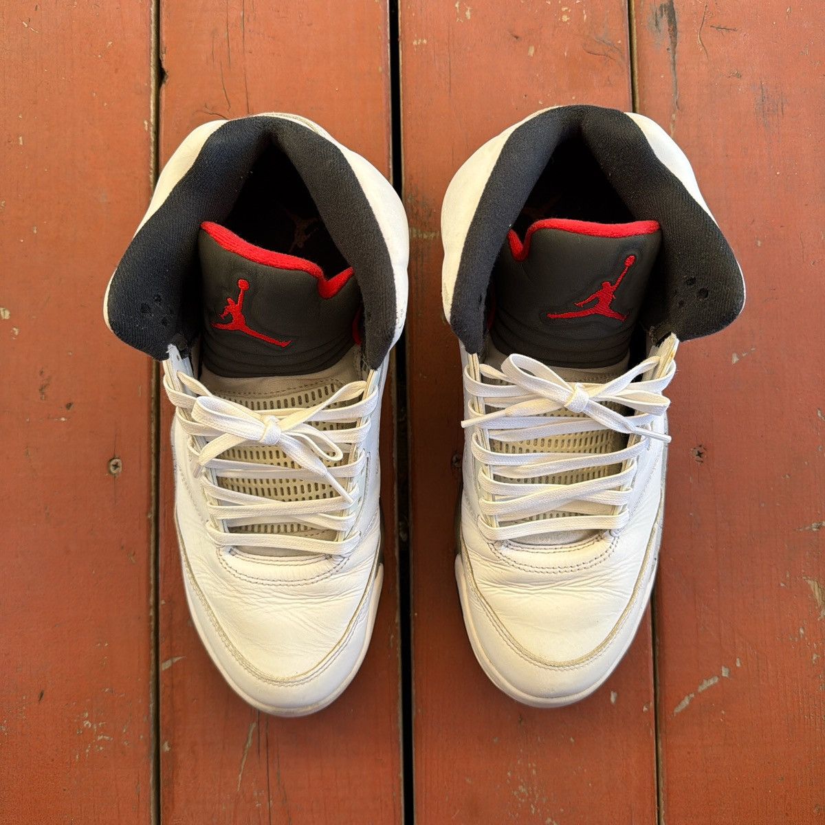 Jordan Brand Jordan 5 White Cement Size US 11 / EU 44 - 3 Thumbnail