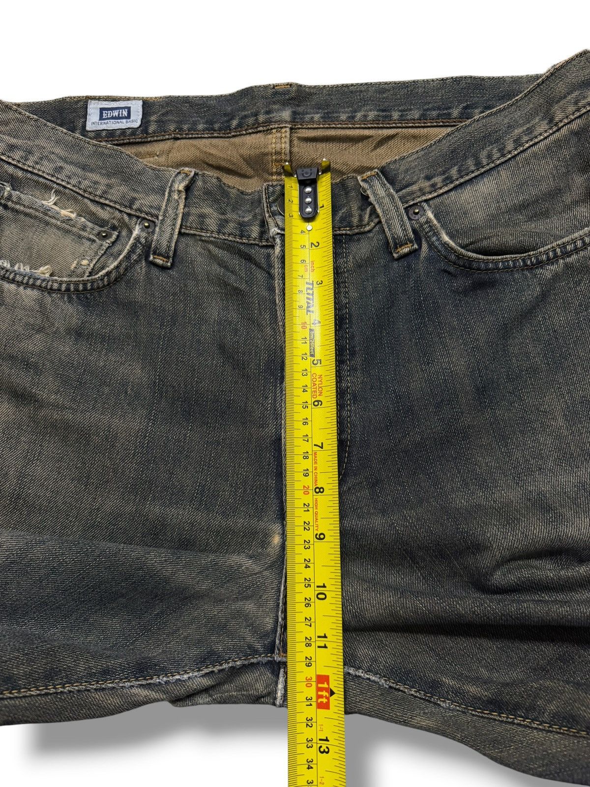 Edwin Vintage EDWIN 403 Japan Denim Jeans | Relaxed Straight | W34 Size US 34 / EU 50 - 17 Thumbnail