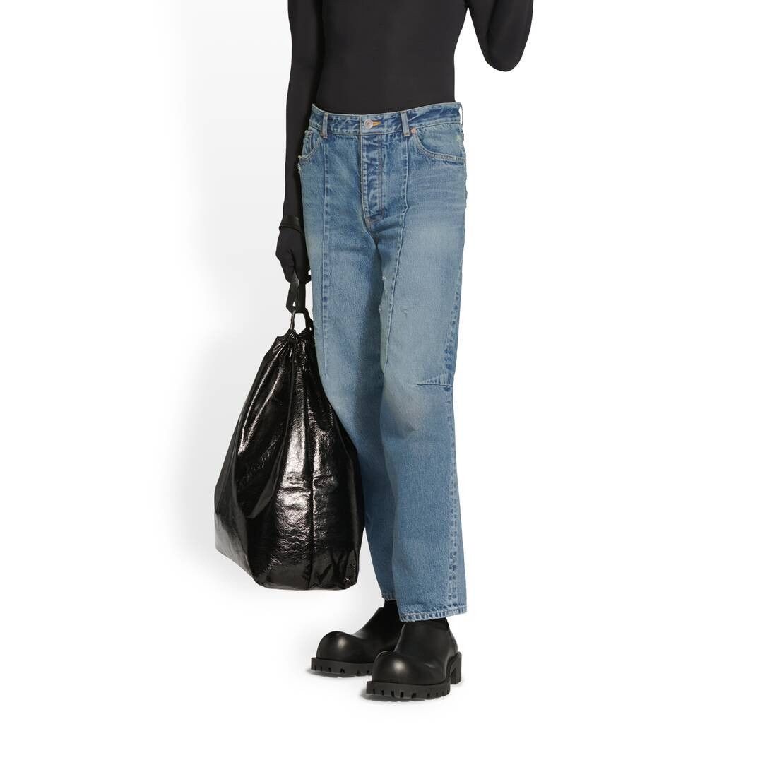 Balenciaga o1mt1gz0924 Biker Darts Pants in Blue Size US 31 - 5 Thumbnail