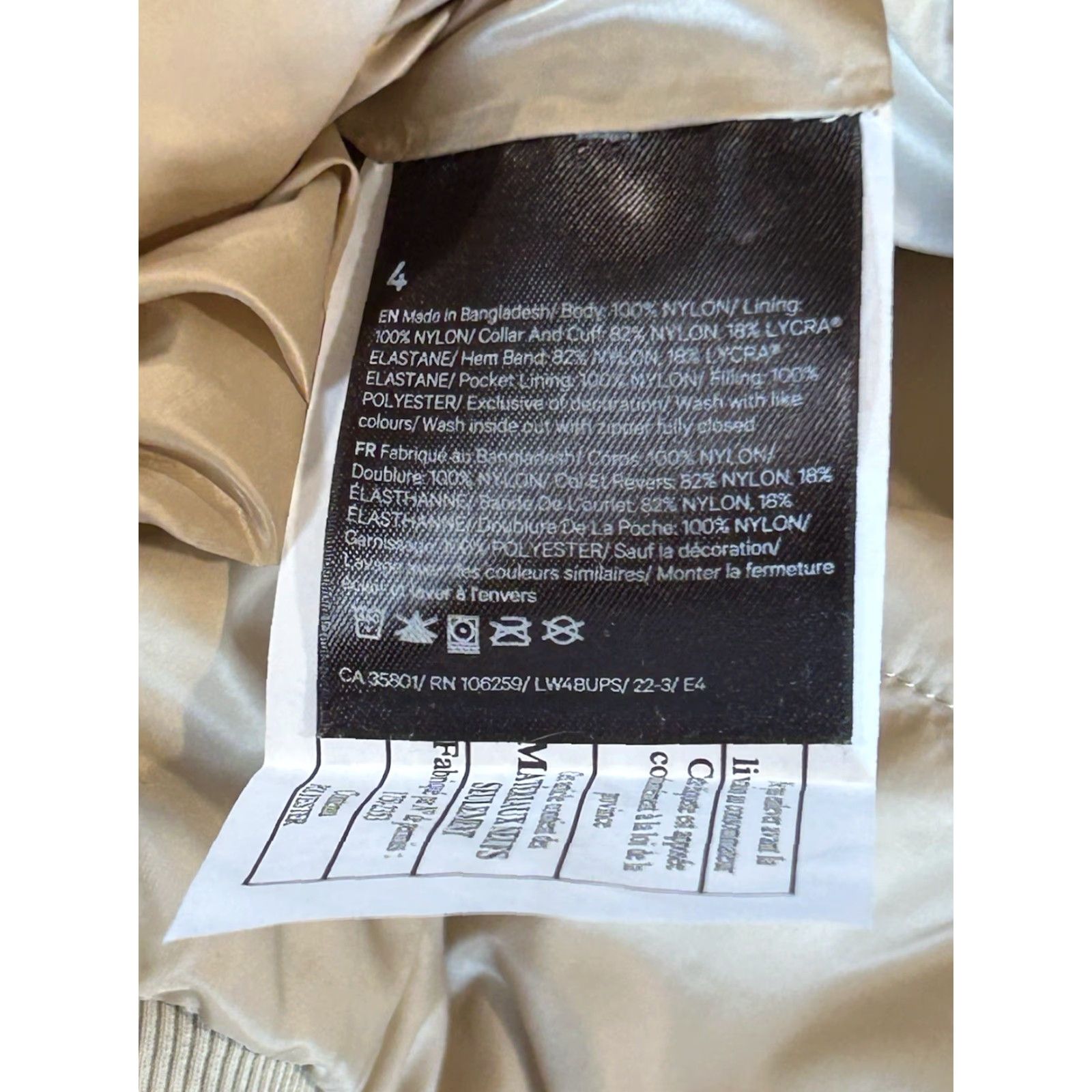 Lululemon VINTAGE Lululemon Non-Stop Bomber Jacket Reversible Quilted Women’s 4 Gold Short Jacket Womens Size S / US 4 / IT 40 - 6 Thumbnail
