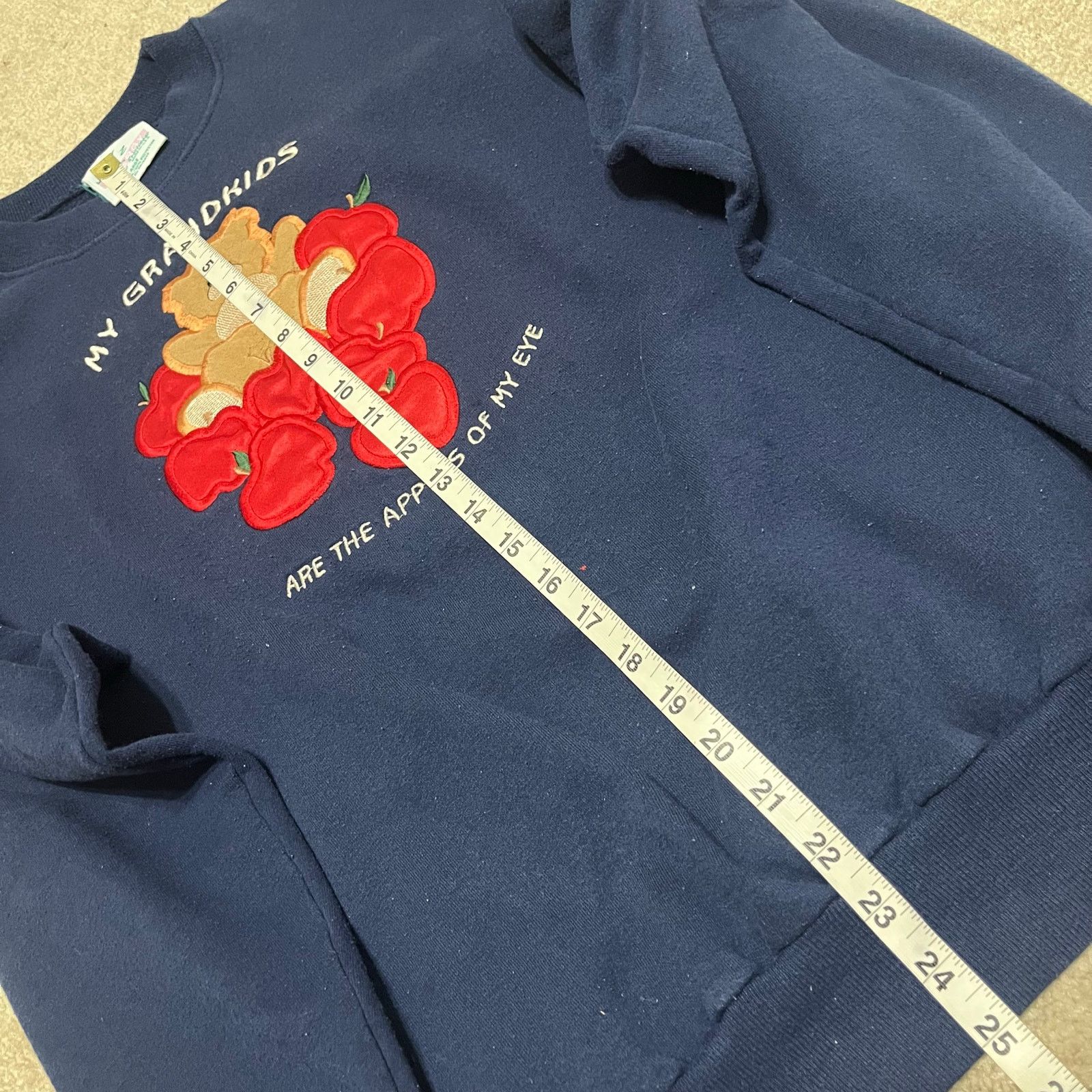 Other Vintage Grandma Grandkids Teddy Bear Navy Crewneck Large Size US L / EU 52-54 / 3 - 4 Thumbnail