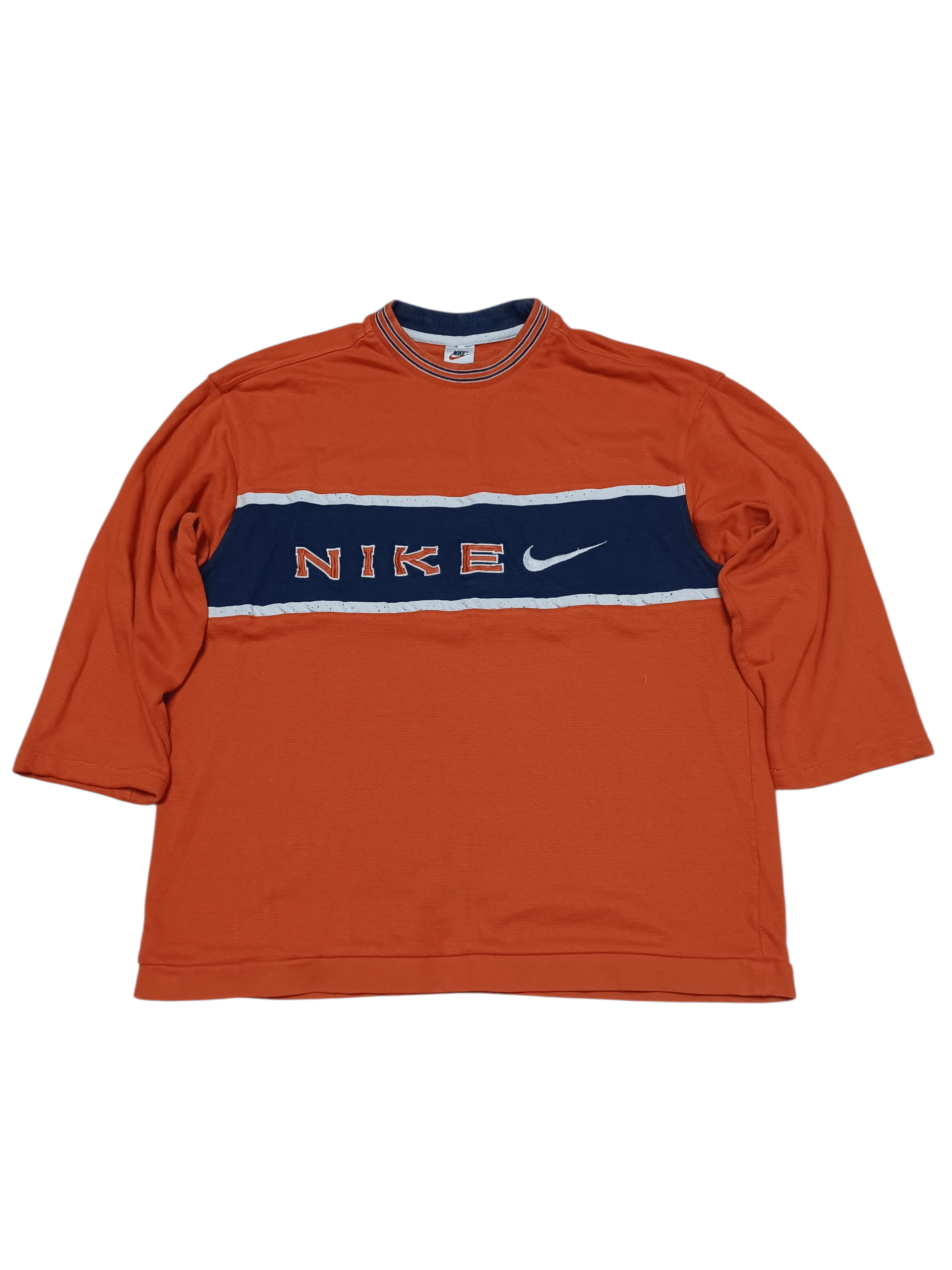 Nike NIKE VINTAGE 90S BIG BOXY LOGO SWEATSHIRT Size US L / EU 52-54 / 3 - 1 Thumbnail
