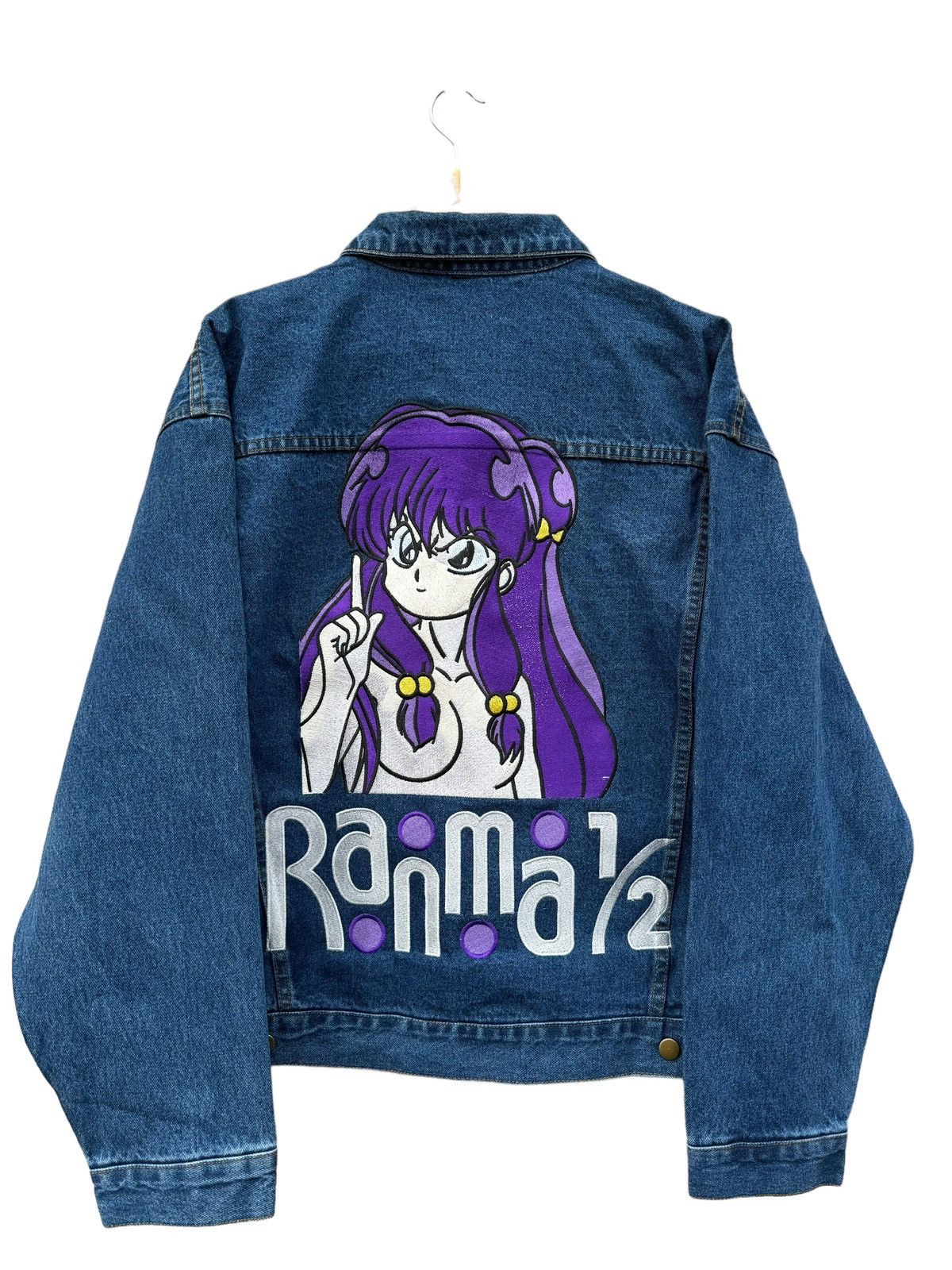 image of Ranma 1/2 Anime Jacket Vintage Shampoo Dbz One Piece in Blue, Men's (Size XL)