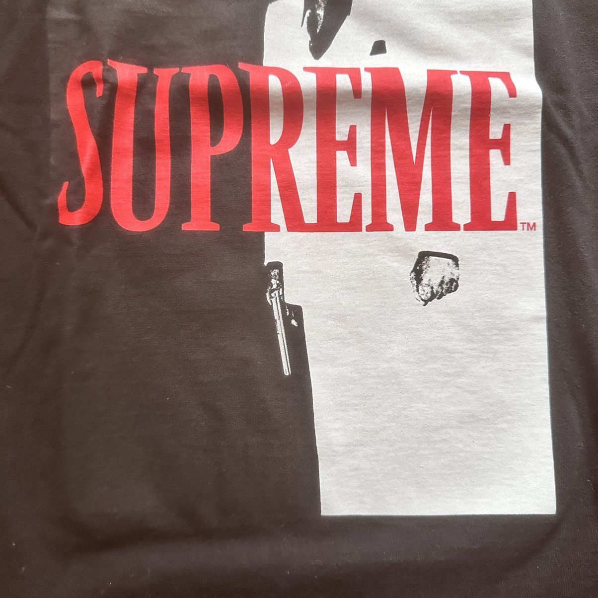 Supreme Supreme Scarface Split Tee FW17 Size US L / EU 52-54 / 3 - 6 Thumbnail
