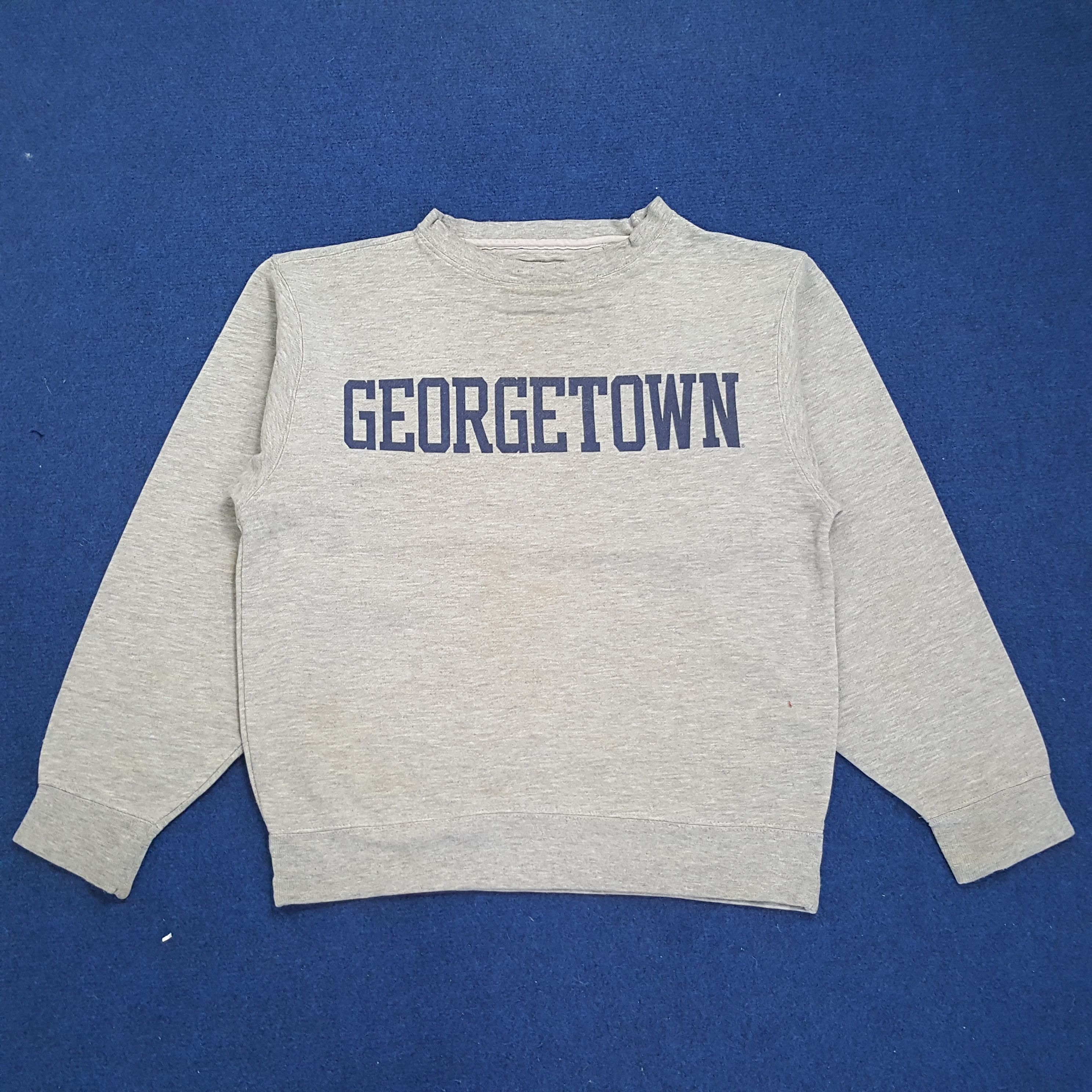 Jansport × Vintage Vintage Jansport GEORGETOWN Streetwear Sweatshirts Size US S / EU 44-46 / 1 - 1 Thumbnail