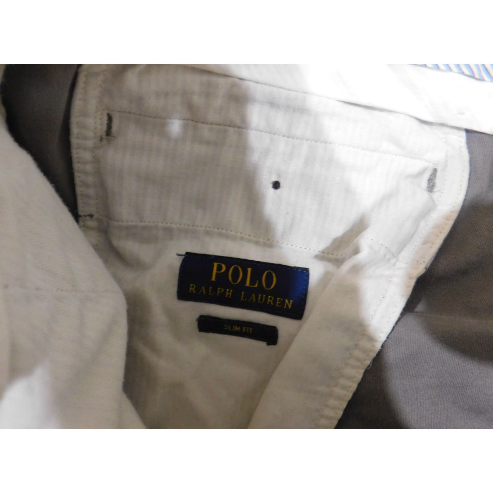 Polo Ralph Lauren Polo Ralph Lauren Pants Mens 34x34 Gray Straight Chino Classic Regular 32 Inseam Logo Front Flat Front Knit Cotton Slant Size US S / EU 44-46 / 1 - 5 Thumbnail
