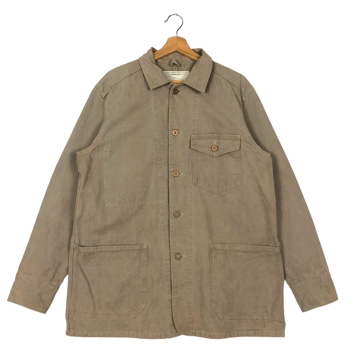 Japanese Brand 🔥TRUE VINTAGE JAN 1963 CHORE WORK JACKET JOHNBULL Size US L / EU 52-54 / 3 - 1 Thumbnail