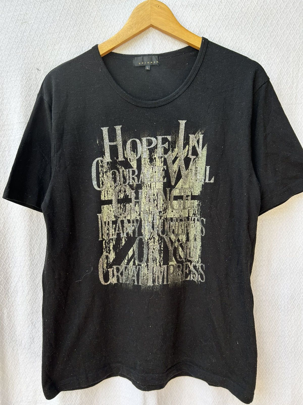 Japanese Brand Spinash japanese style poem tees Size US M / EU 48-50 / 2 - 1 Thumbnail