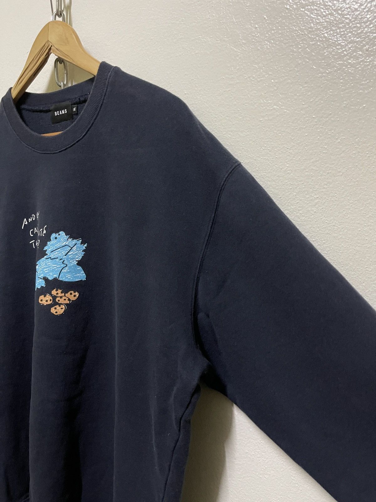 Beams Plus Beams X Sesame Street Sweatshirt Size US XL / EU 56 / 4 - 4 Thumbnail