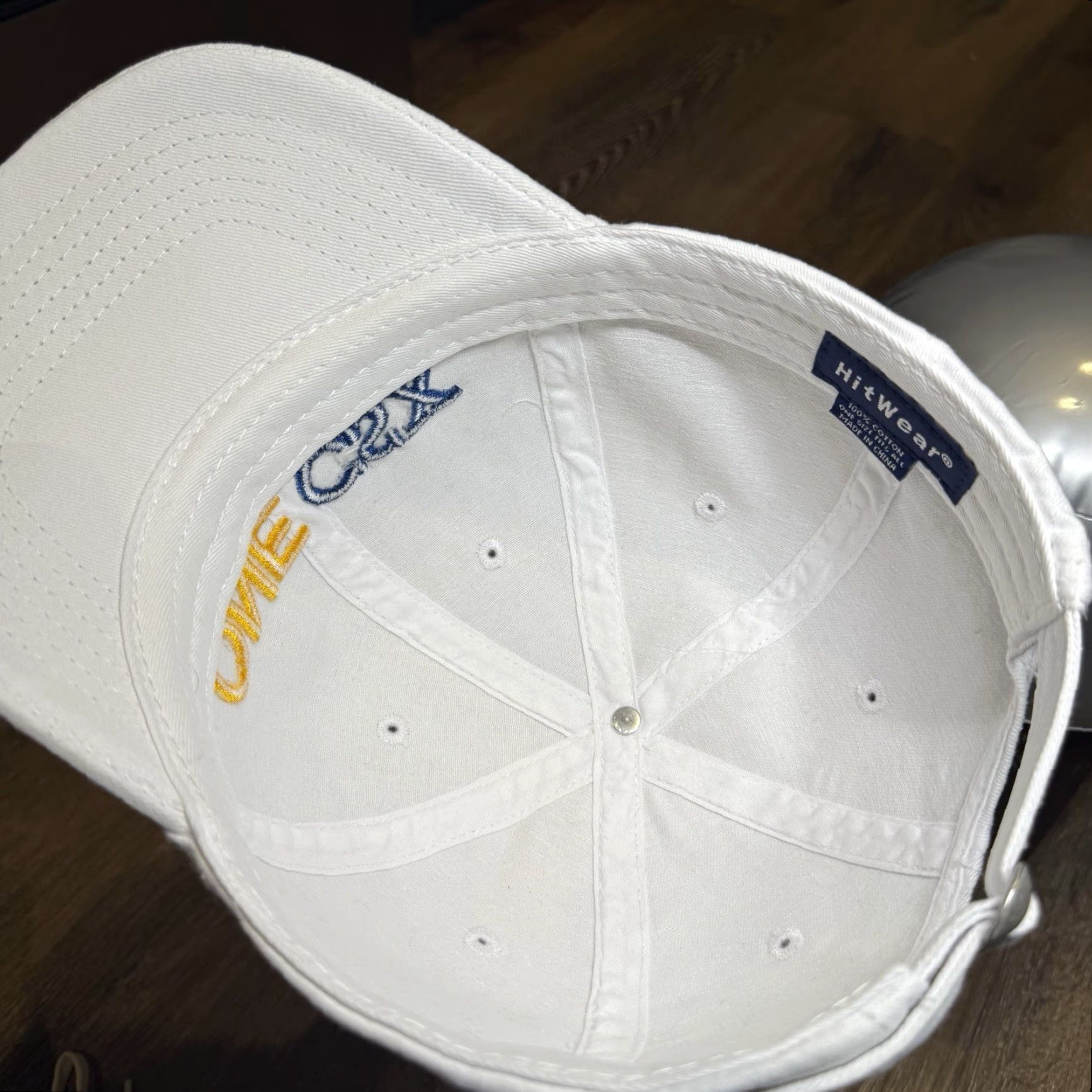 Vintage VINTAGE CSX Railroad Train Hat White Blue Yellow Cap Trucker Locomotive Adjustable Unisex Adults Snapback 80s USA Hat Boys Girls Mens Womens Size ONE SIZE - 6 Thumbnail